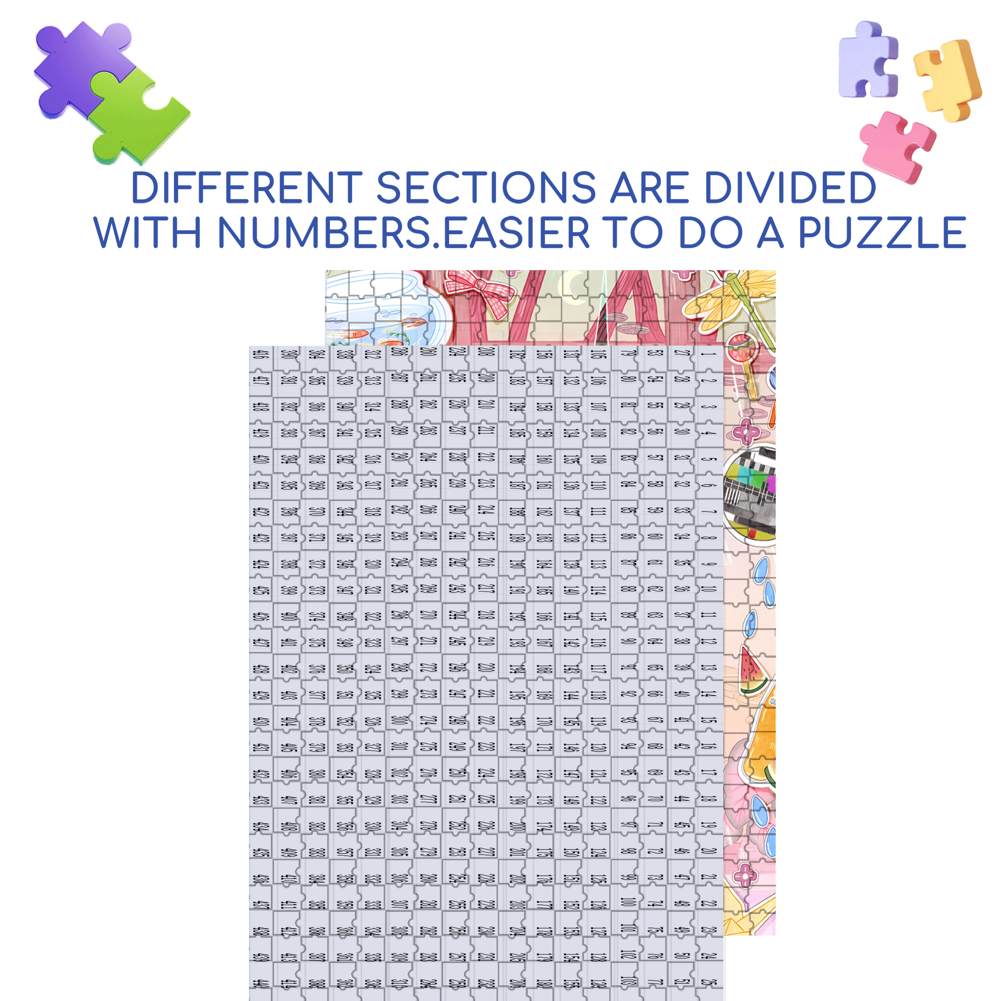 Don't Want To Grow Up 500pcs/1000pcs Jigsaw Puzzle, Scratch-Resistant, Interactive Family Game & Brain-Boosting DIY Decor, Perfect for Halloween, Christmas & New Year Gifts, Family Puzzle Game
