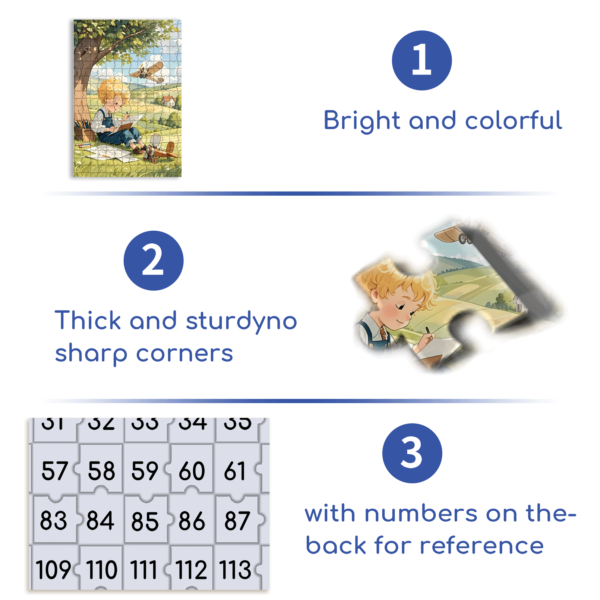 Draw An Airplane 500pcs/1000pcs Jigsaw Puzzle, Scratch-Resistant, Interactive Family Game & Brain-Boosting DIY Decor, Perfect for Halloween, Christmas & New Year Gifts, Family Puzzle Game