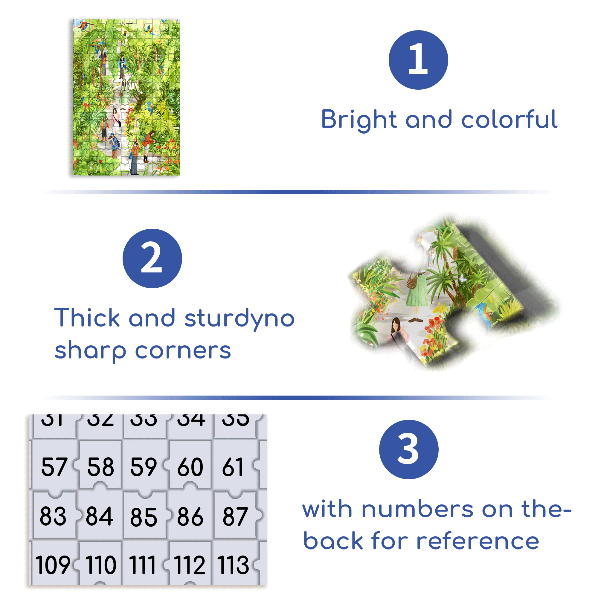 Encountering The Tropics 500pcs/1000pcs Jigsaw Puzzle, Scratch-Resistant, Interactive Family Game & Brain-Boosting DIY Decor, Perfect for Halloween, Christmas & New Year Gifts, Family Puzzle Game