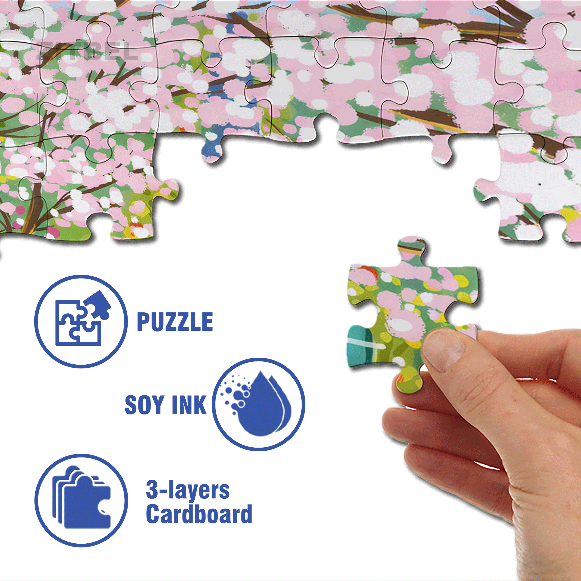 Expectations for Spring 500pcs/1000pcs Jigsaw Puzzle, Scratch-Resistant, Interactive Family Game & Brain-Boosting DIY Decor, Perfect for Halloween, Christmas & New Year Gifts, Family Puzzle Game