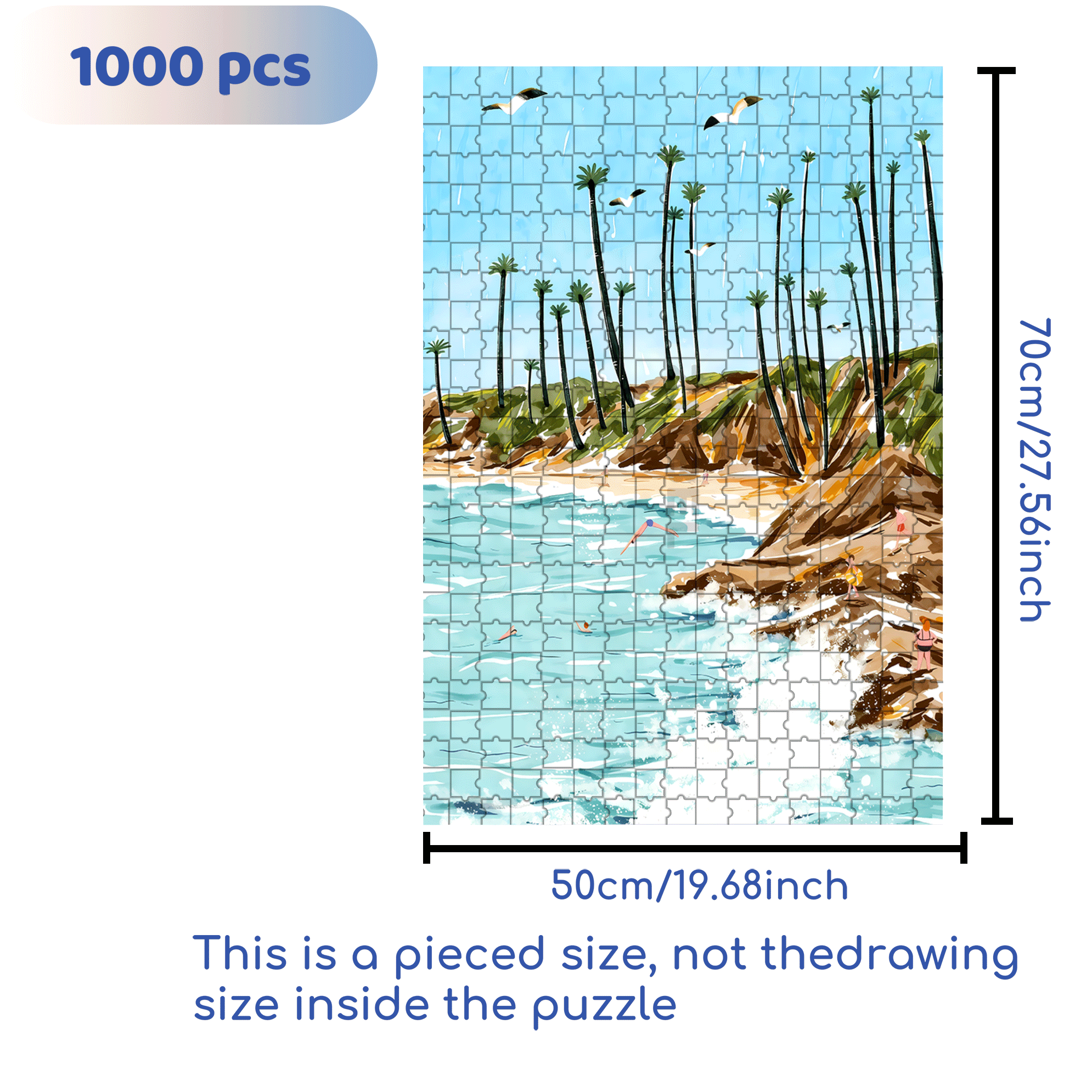 Extreme Sports 500pcs/1000pcs Jigsaw Puzzle, Scratch-Resistant, Interactive Family Game & Brain-Boosting DIY Decor, Perfect for Halloween, Christmas & New Year Gifts, Family Puzzle Game