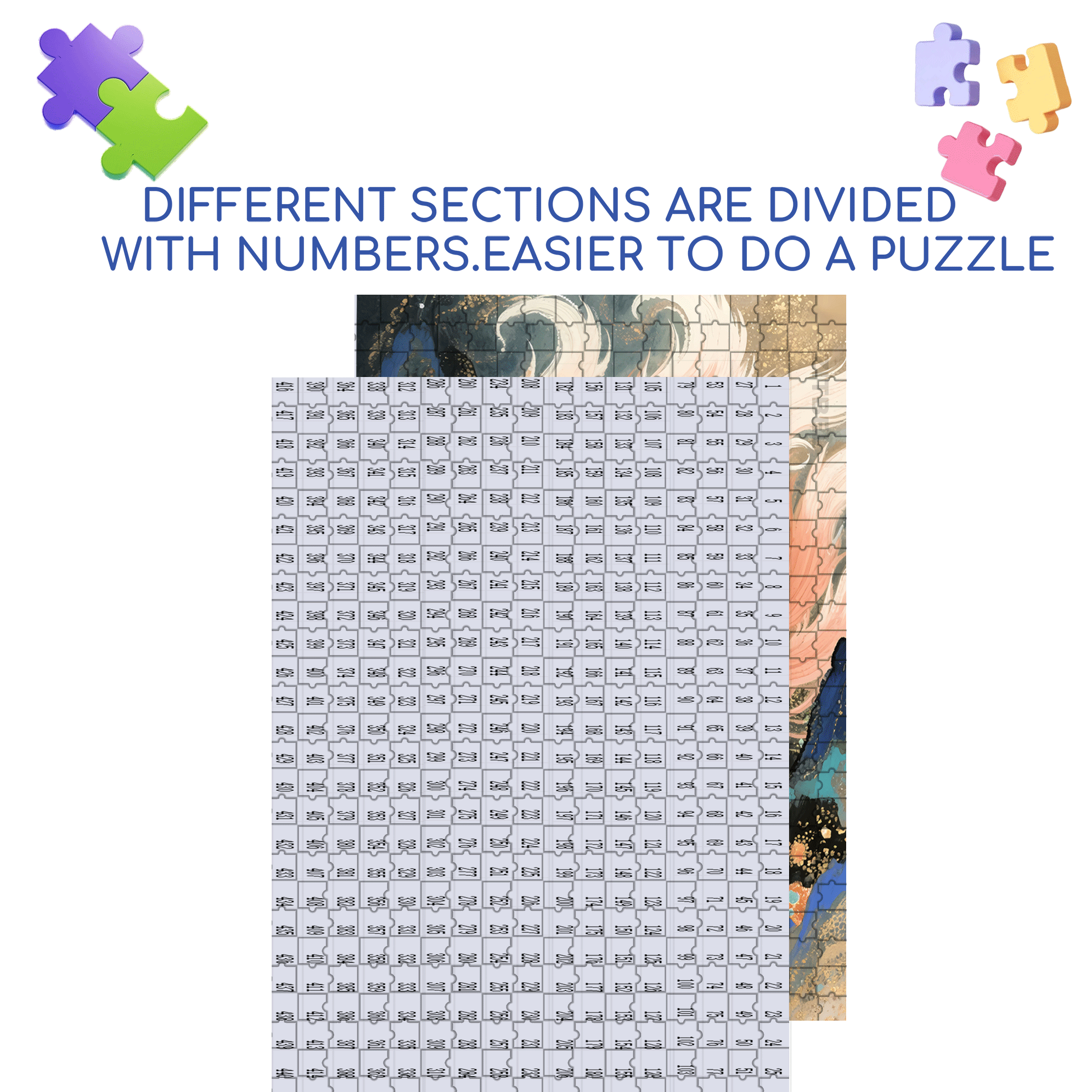 Fire Fox 2 500pcs/1000pcs Jigsaw Puzzle, Scratch-Resistant, Interactive Family Game & Brain-Boosting DIY Decor, Perfect for Halloween, Christmas & New Year Gifts, Family Puzzle Game