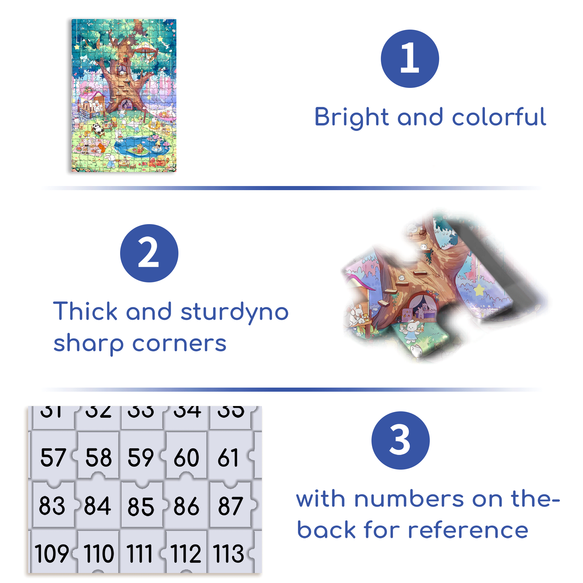 Forest Pool Party 500pcs/1000pcs Jigsaw Puzzle, Scratch-Resistant, Interactive Family Game & Brain-Boosting DIY Decor, Perfect for Halloween, Christmas & New Year Gifts, Family Puzzle Game
