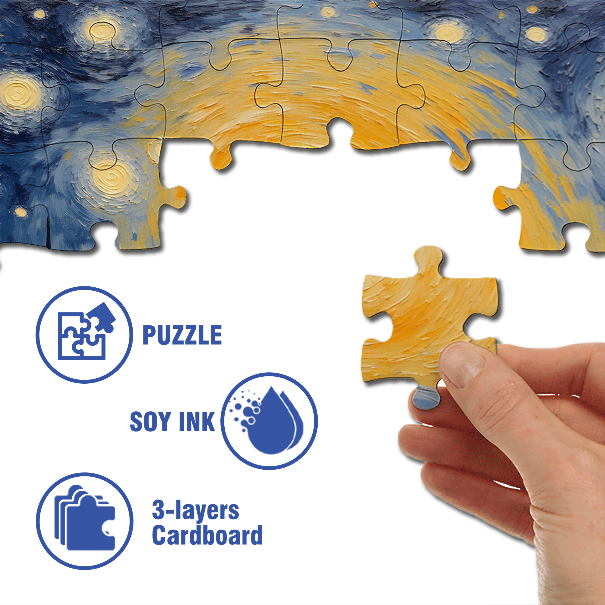 Forever And Ever 500pcs/1000pcs Jigsaw Puzzle, Scratch-Resistant, Interactive Family Game & Brain-Boosting DIY Decor, Perfect for Halloween, Christmas & New Year Gifts, Family Puzzle Game