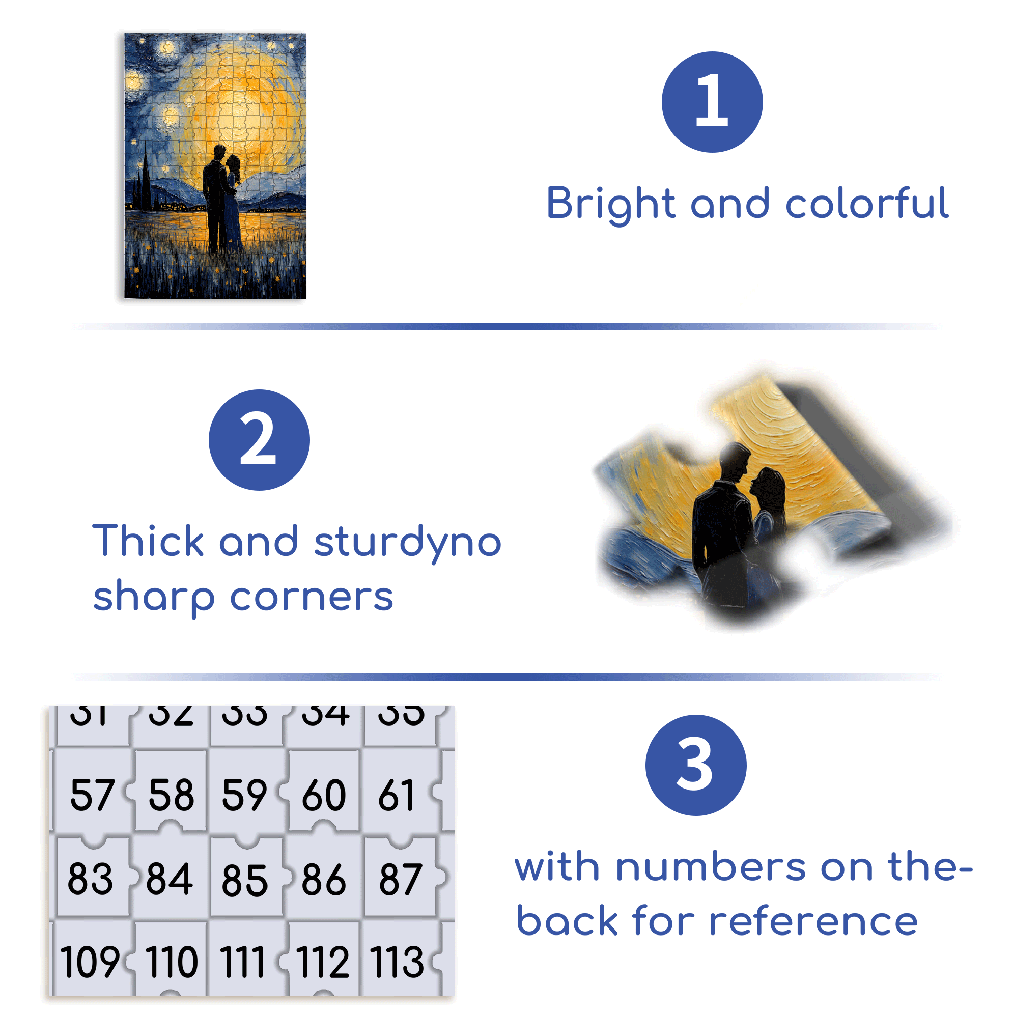 Forever And Ever 500pcs/1000pcs Jigsaw Puzzle, Scratch-Resistant, Interactive Family Game & Brain-Boosting DIY Decor, Perfect for Halloween, Christmas & New Year Gifts, Family Puzzle Game