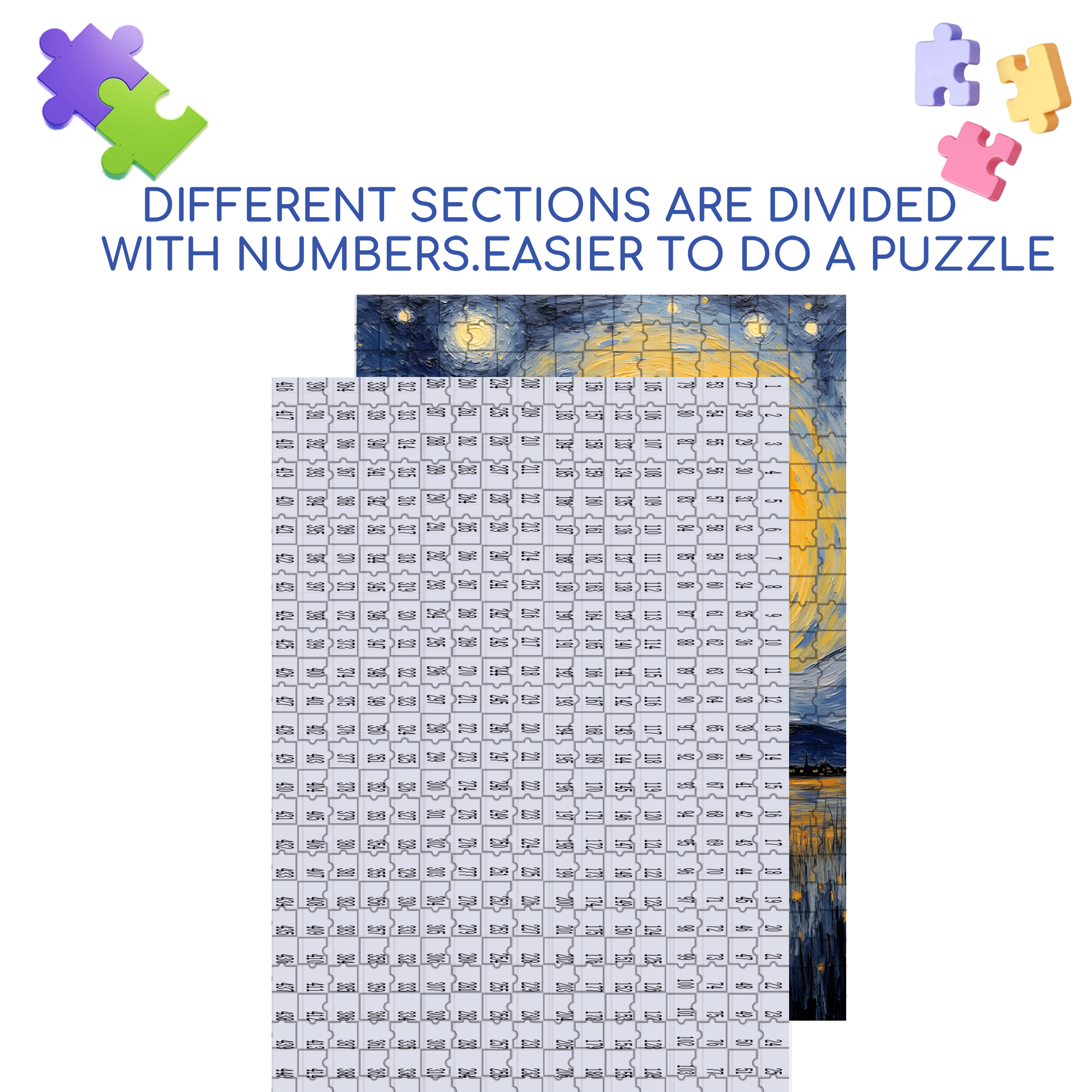 Forever And Ever 500pcs/1000pcs Jigsaw Puzzle, Scratch-Resistant, Interactive Family Game & Brain-Boosting DIY Decor, Perfect for Halloween, Christmas & New Year Gifts, Family Puzzle Game