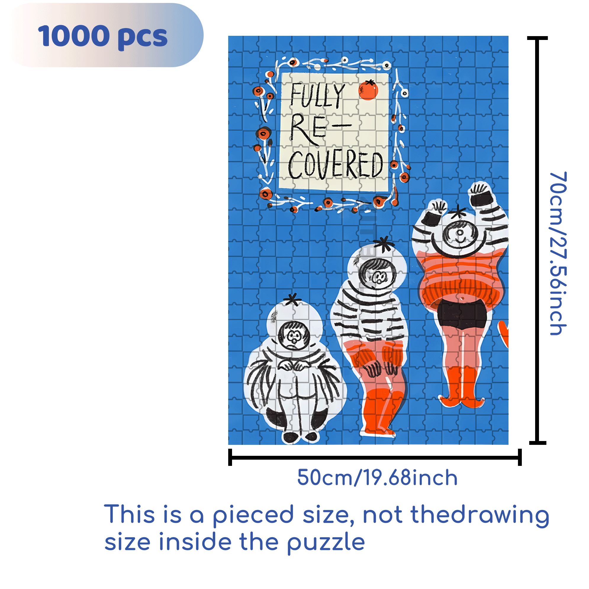 Full Moon Resurrection 500pcs/1000pcs Jigsaw Puzzle, Scratch-Resistant, Interactive Family Game & Brain-Boosting DIY Decor, Perfect for Halloween, Christmas & New Year Gifts, Family Puzzle Game