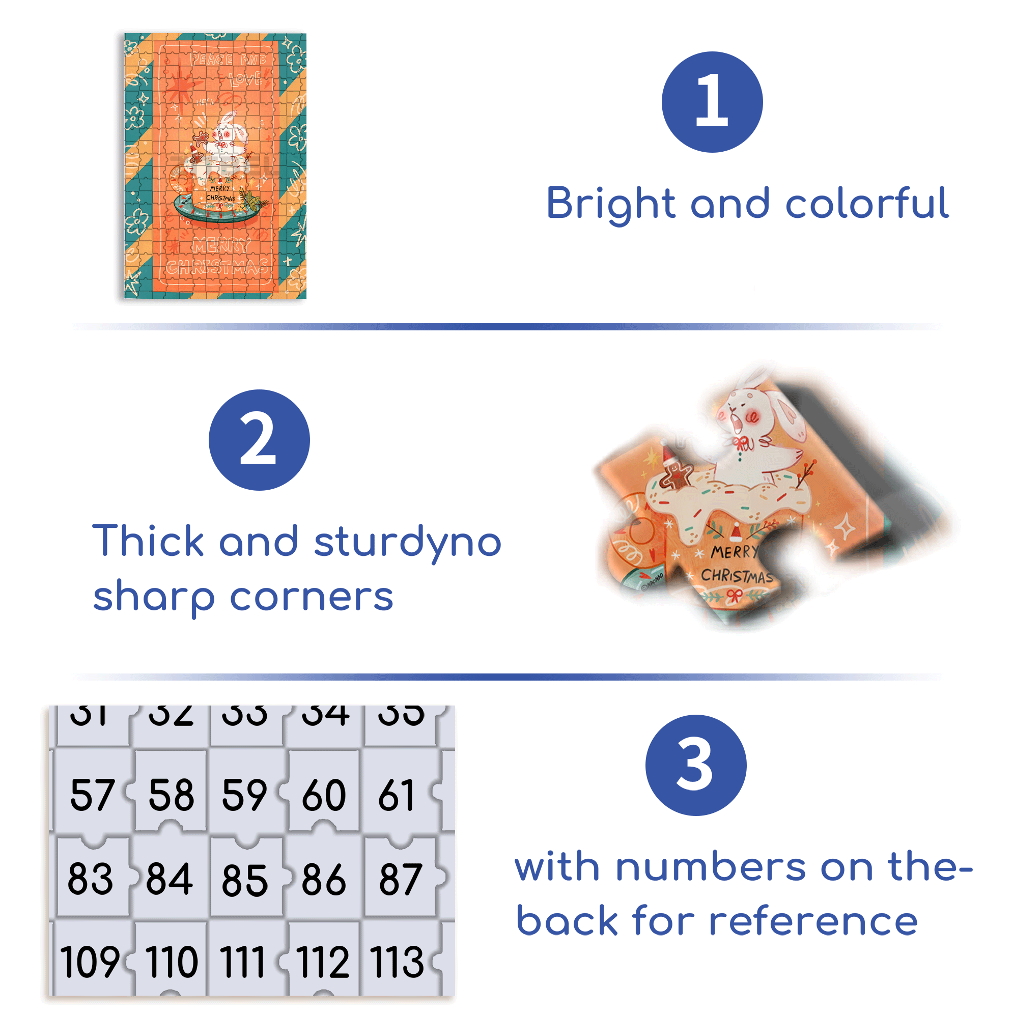 Peace & Love 4 500pcs/1000pcs Jigsaw Puzzle, Scratch-Resistant, Interactive Family Game & Brain-Boosting DIY Decor, Perfect for Halloween, Christmas & New Year Gifts, Family Puzzle Game