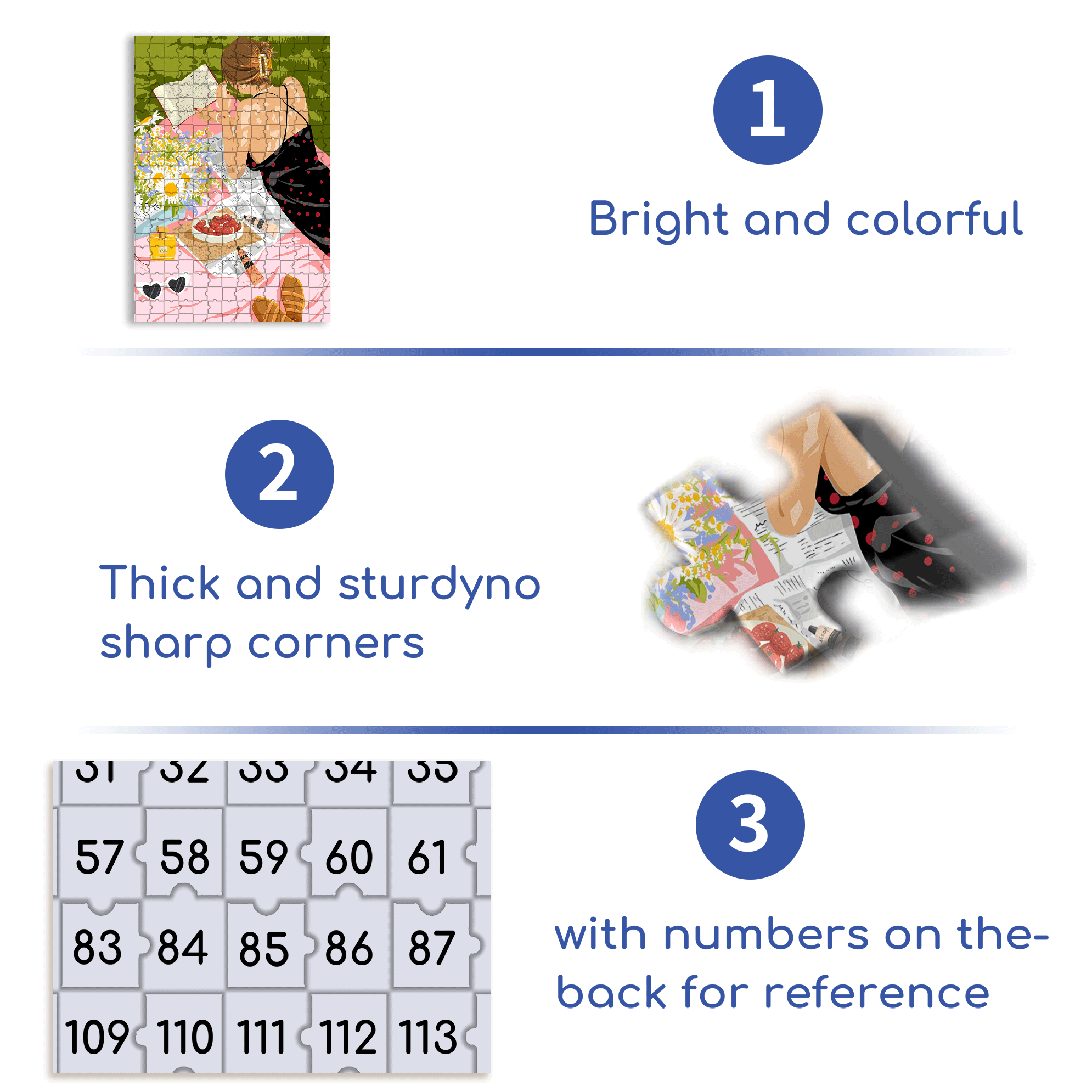 Gentle Colors 500pcs/1000pcs Jigsaw Puzzle, Scratch-Resistant, Interactive Family Game & Brain-Boosting DIY Decor, Perfect for Halloween, Christmas & New Year Gifts, Family Puzzle Game
