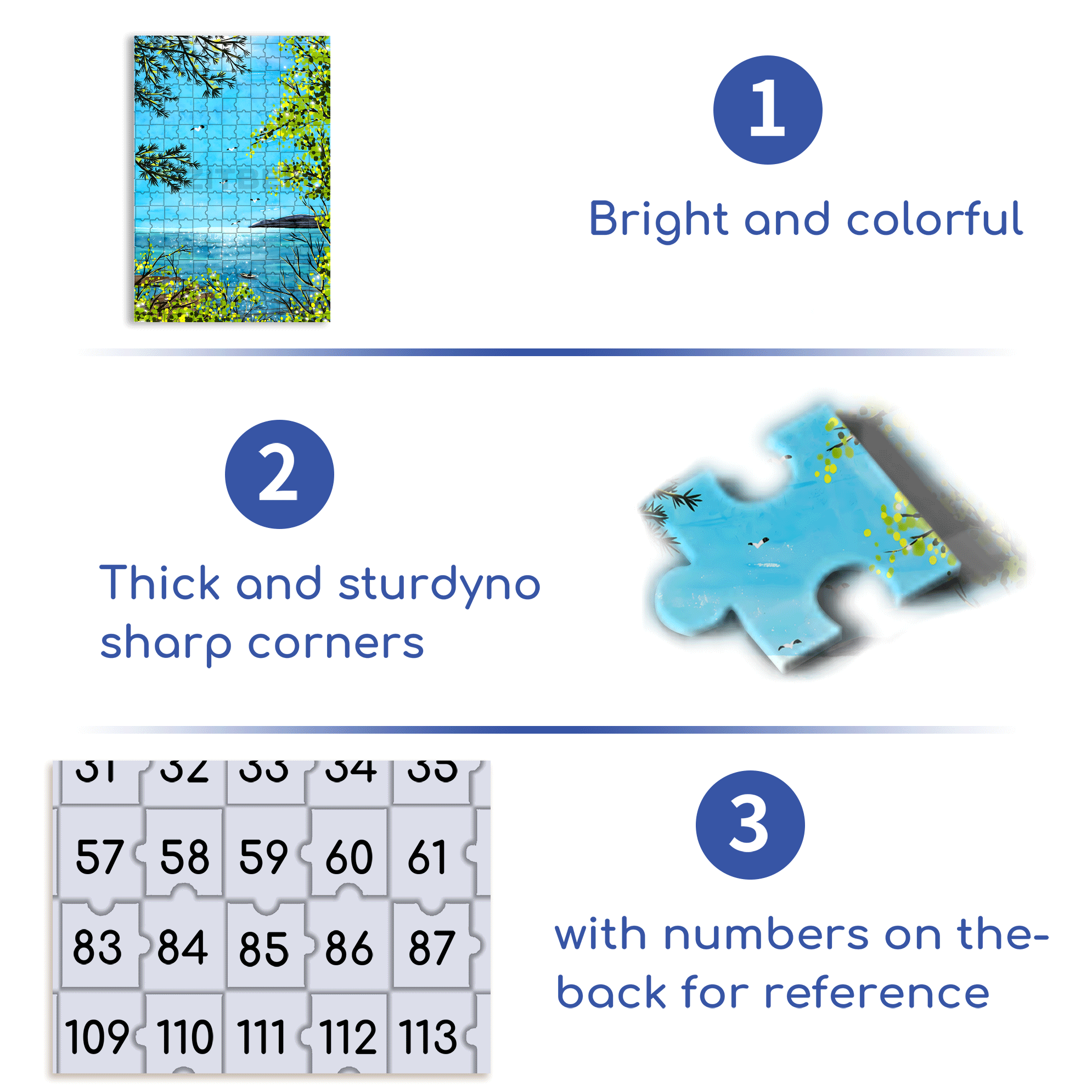 Go To See The Sea 500pcs/1000pcs Jigsaw Puzzle, Scratch-Resistant, Interactive Family Game & Brain-Boosting DIY Decor, Perfect for Halloween, Christmas & New Year Gifts, Family Puzzle Game