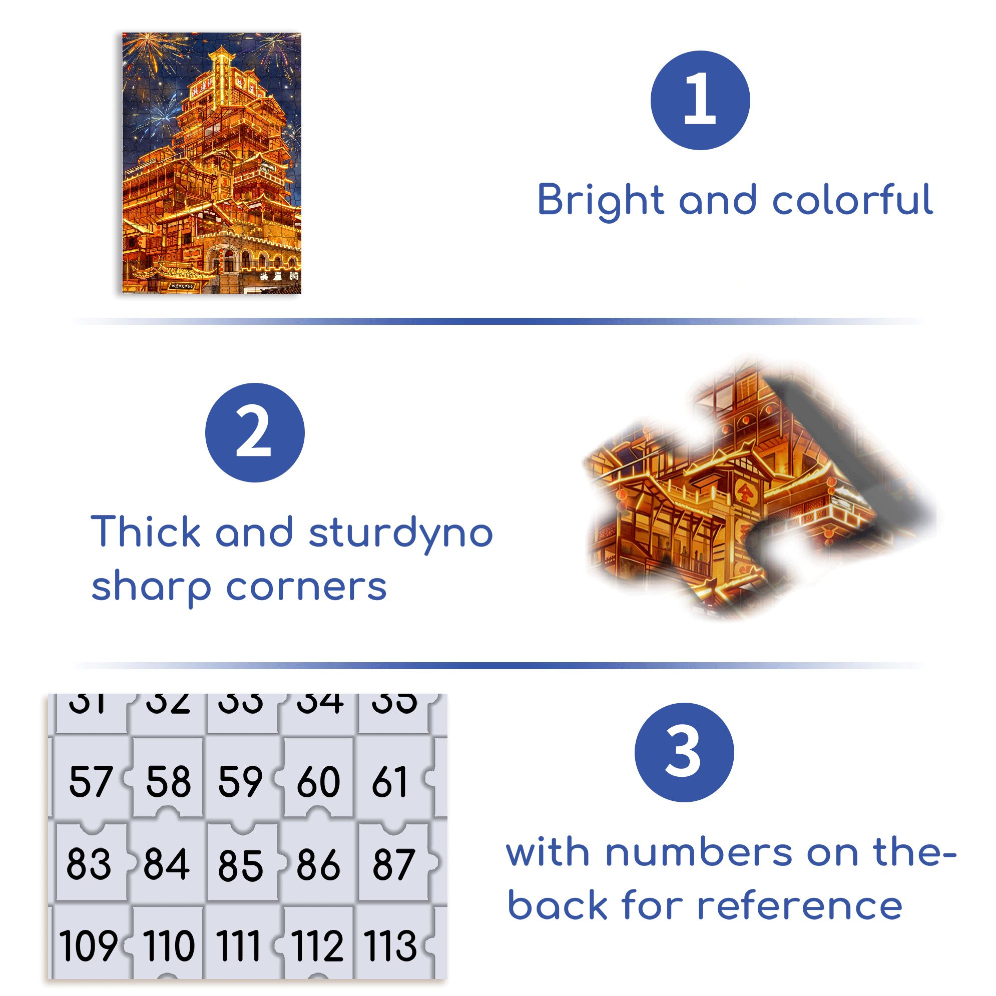 Hongyadong 500pcs/1000pcs Jigsaw Puzzle, Scratch-Resistant, Interactive Family Game & Brain-Boosting DIY Decor, Perfect for Halloween, Christmas & New Year Gifts, Family Puzzle Game