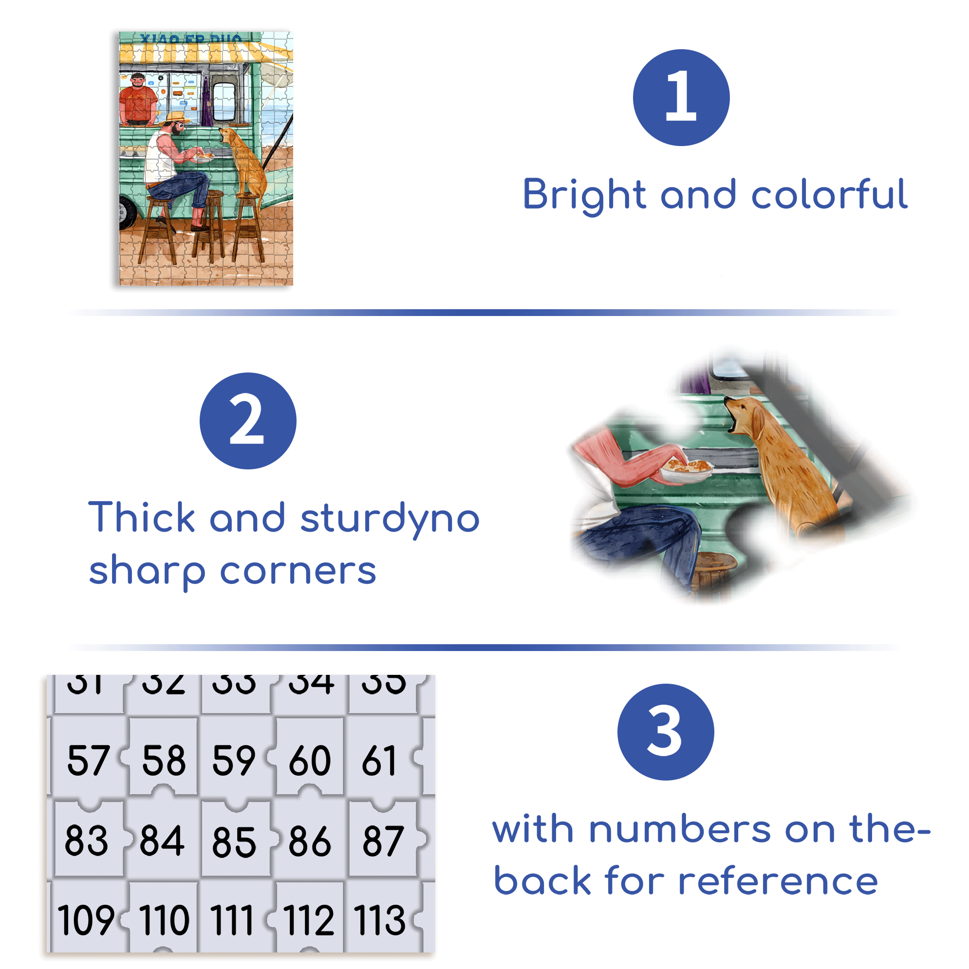 I Want It 500pcs/1000pcs Jigsaw Puzzle, Scratch-Resistant, Interactive Family Game & Brain-Boosting DIY Decor, Perfect for Halloween, Christmas & New Year Gifts, Family Puzzle Game