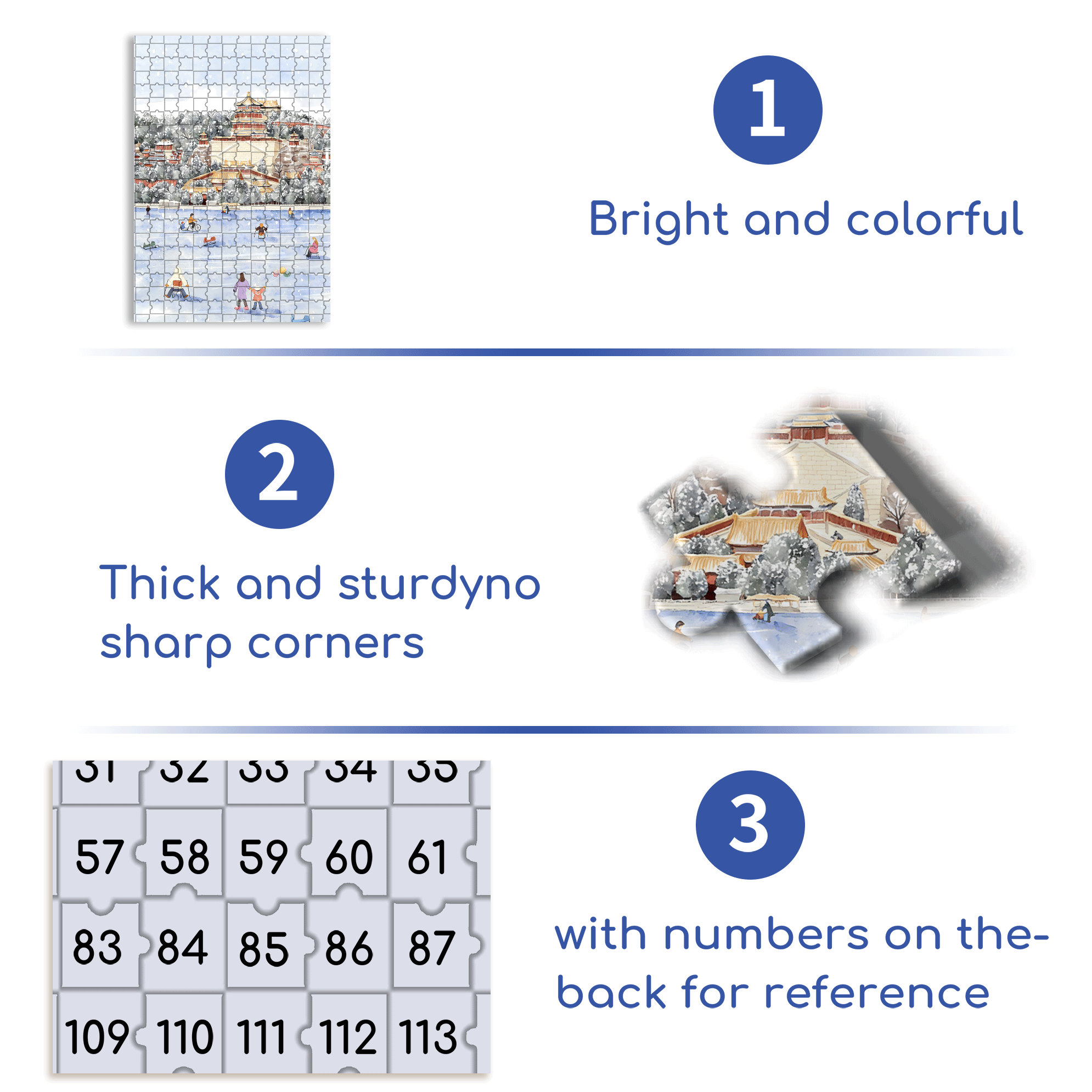 Kunming Lake 500pcs/1000pcs Jigsaw Puzzle, Scratch-Resistant, Interactive Family Game & Brain-Boosting DIY Decor, Perfect for Halloween, Christmas & New Year Gifts, Family Puzzle Game