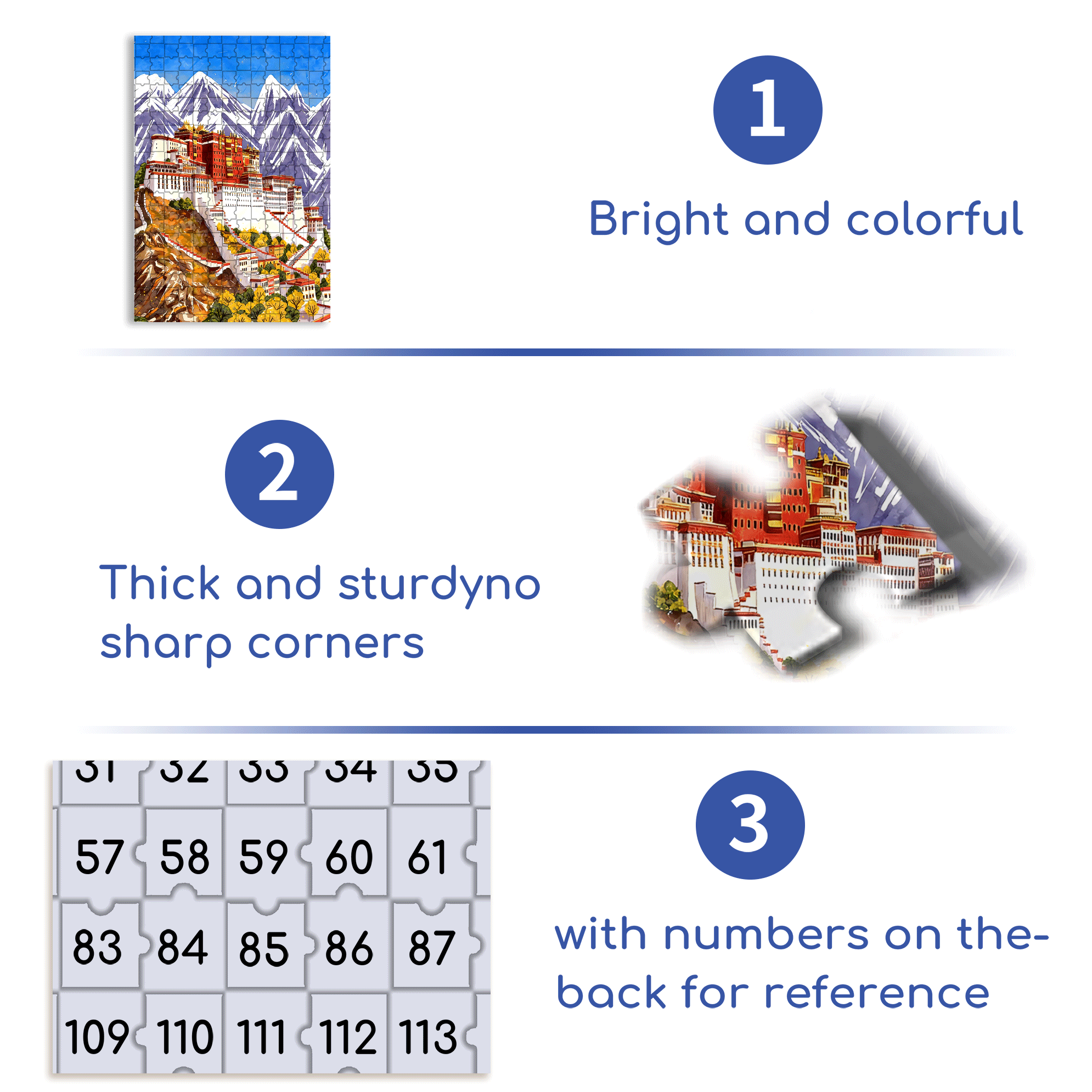 Lasa 500pcs/1000pcs Jigsaw Puzzle, Scratch-Resistant, Interactive Family Game & Brain-Boosting DIY Decor, Perfect for Halloween, Christmas & New Year Gifts, Family Puzzle Game