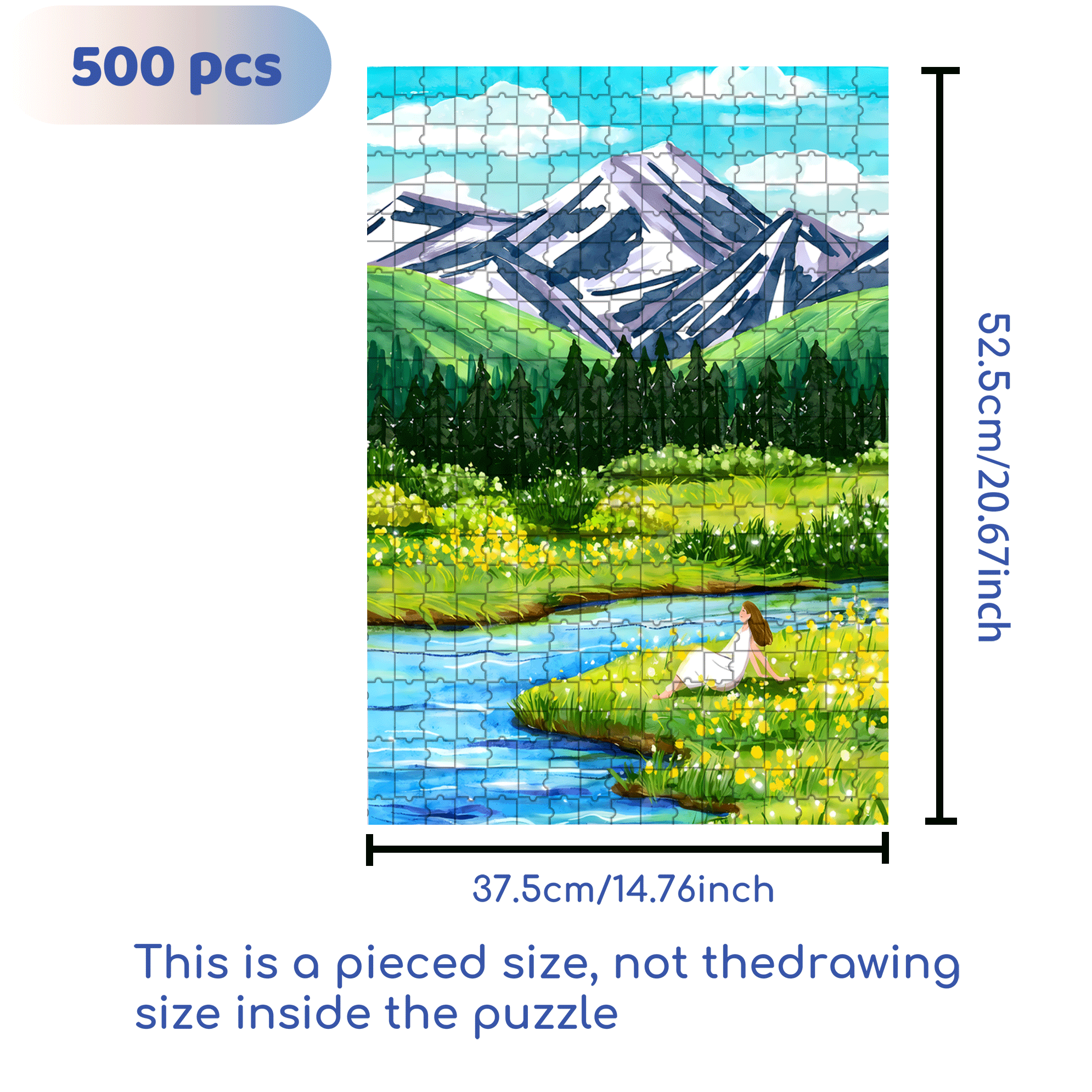 Let's Go To The Outskirts 2 500pcs/1000pcs Jigsaw Puzzle, Scratch-Resistant, Interactive Family Game & Brain-Boosting DIY Decor, Perfect for Halloween, Christmas & New Year Gifts, Family Puzzle Game