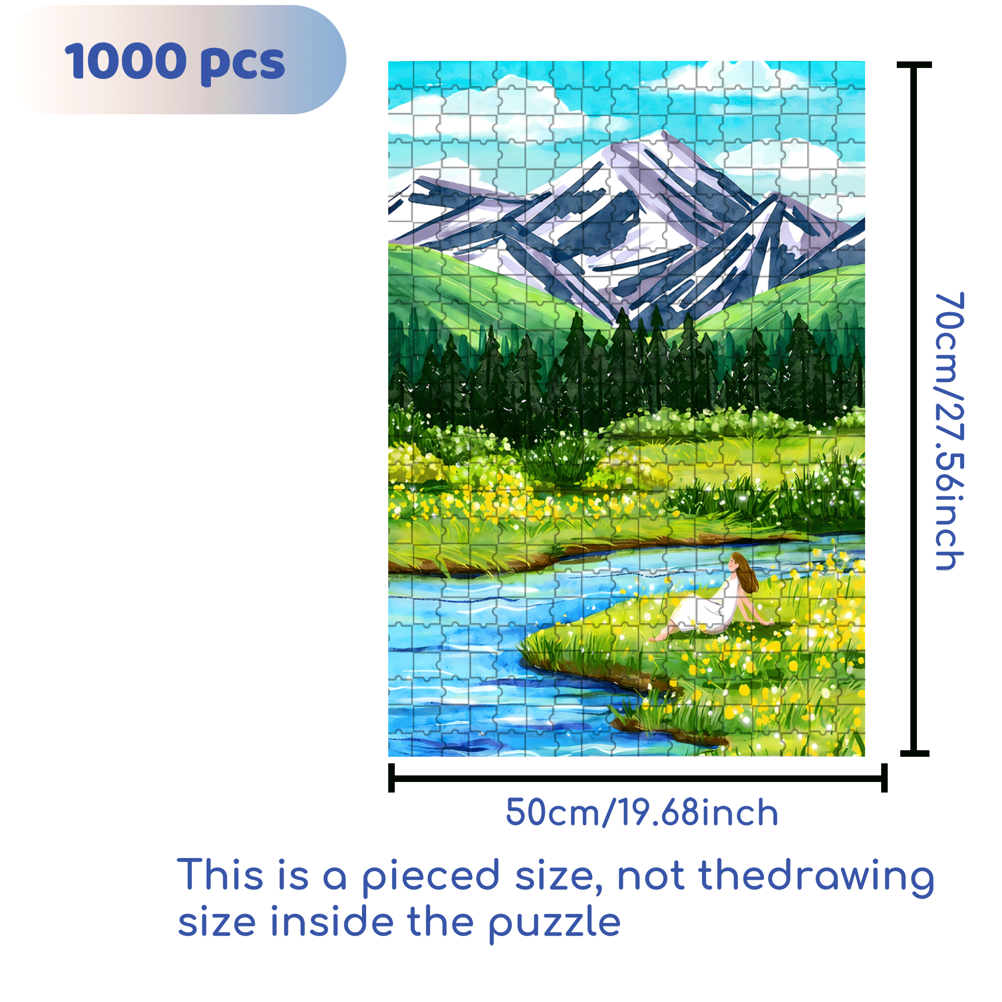 Let's Go To The Outskirts 2 500pcs/1000pcs Jigsaw Puzzle, Scratch-Resistant, Interactive Family Game & Brain-Boosting DIY Decor, Perfect for Halloween, Christmas & New Year Gifts, Family Puzzle Game