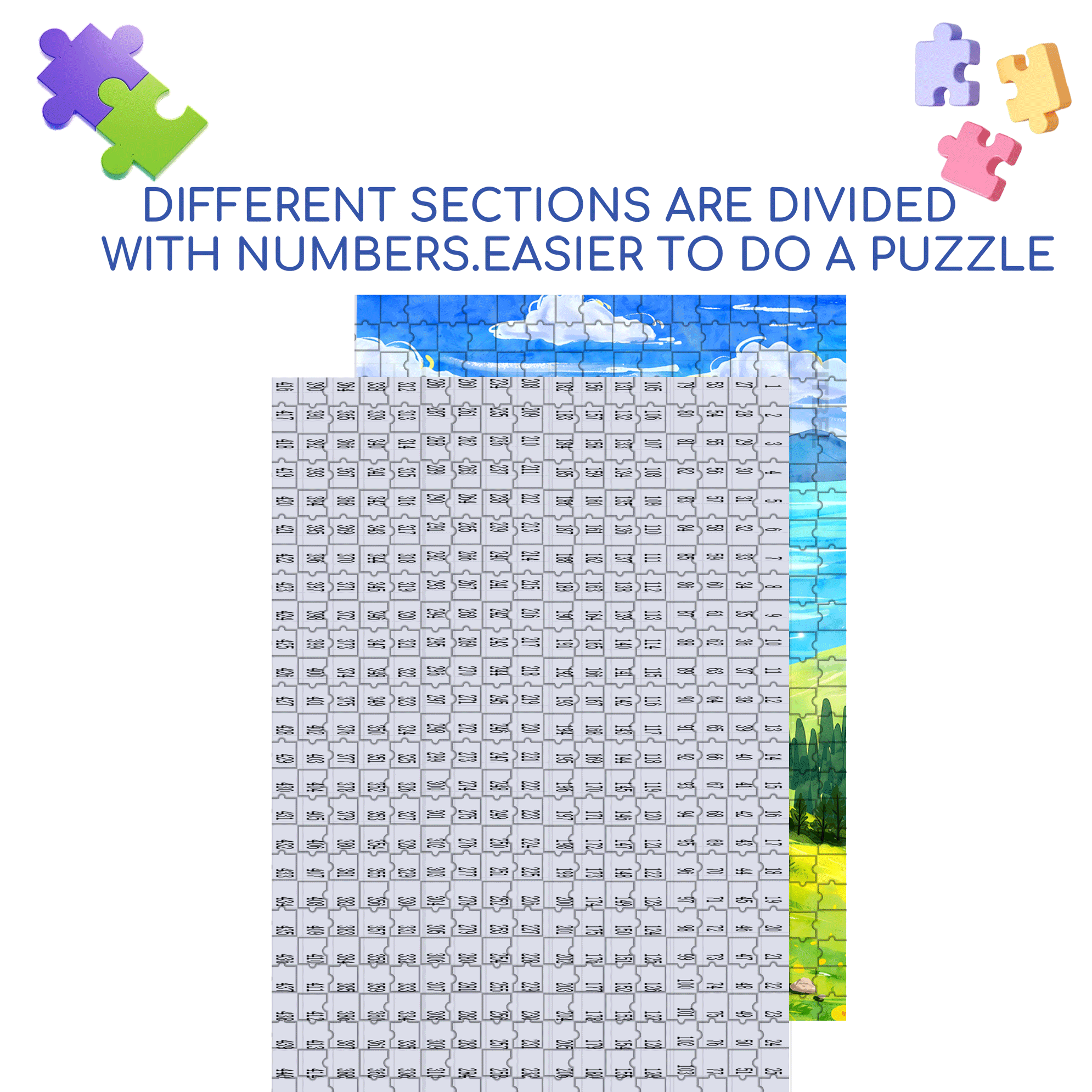 Let's Go To The Outskirts 500pcs/1000pcs Jigsaw Puzzle, Scratch-Resistant, Interactive Family Game & Brain-Boosting DIY Decor, Perfect for Halloween, Christmas & New Year Gifts, Family Puzzle Game