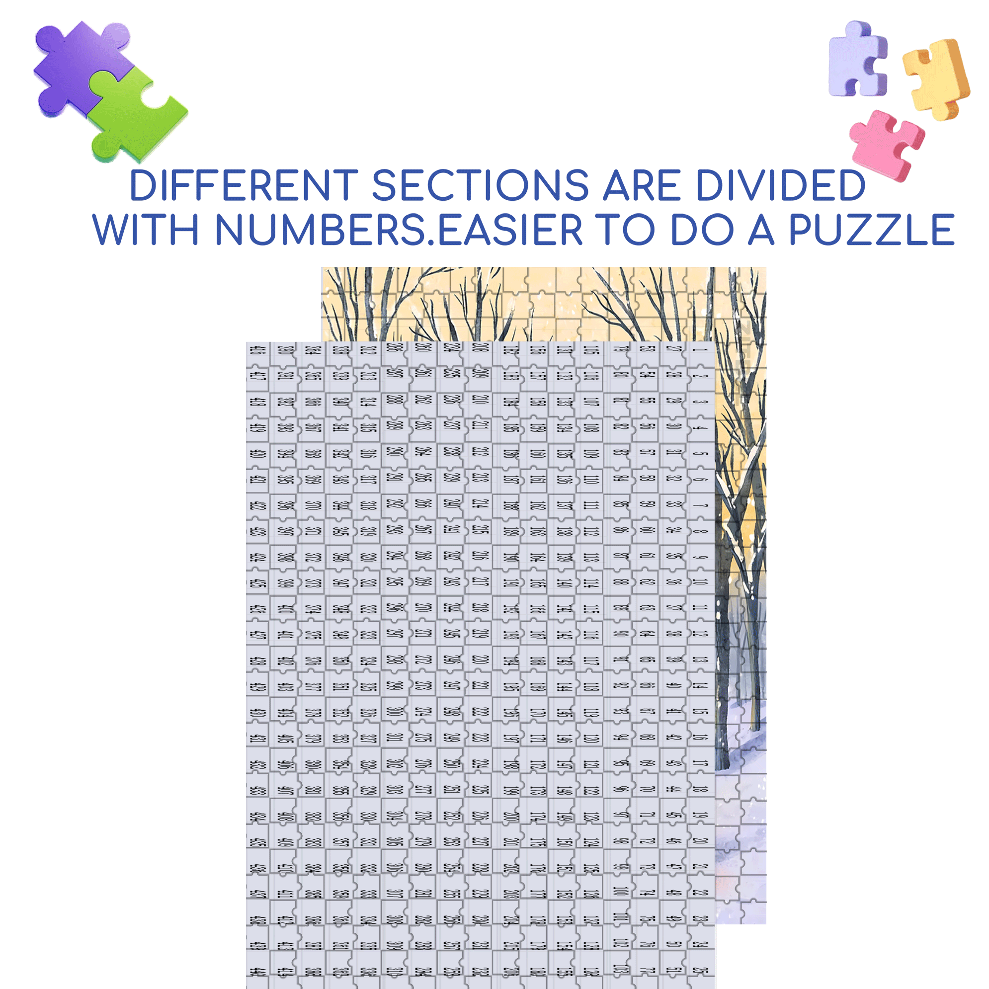 Let's Set Off Fireworks 500pcs/1000pcs Jigsaw Puzzle, Scratch-Resistant, Interactive Family Game & Brain-Boosting DIY Decor, Perfect for Halloween, Christmas & New Year Gifts, Family Puzzle Game