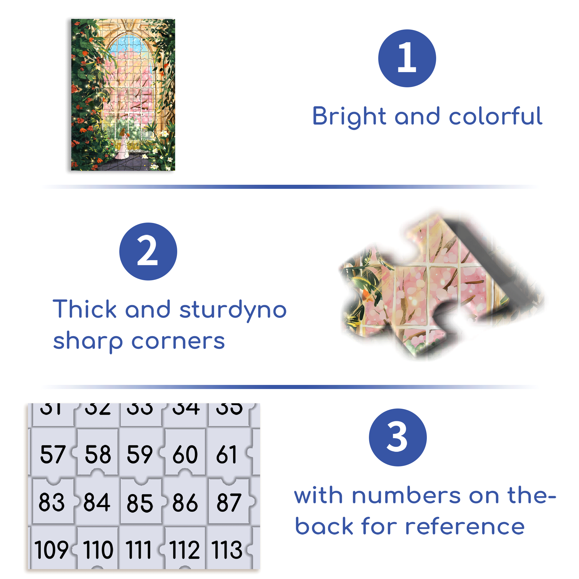 Manor Girl 500pcs/1000pcs Jigsaw Puzzle, Scratch-Resistant, Interactive Family Game & Brain-Boosting DIY Decor, Perfect for Halloween, Christmas & New Year Gifts, Family Puzzle Game