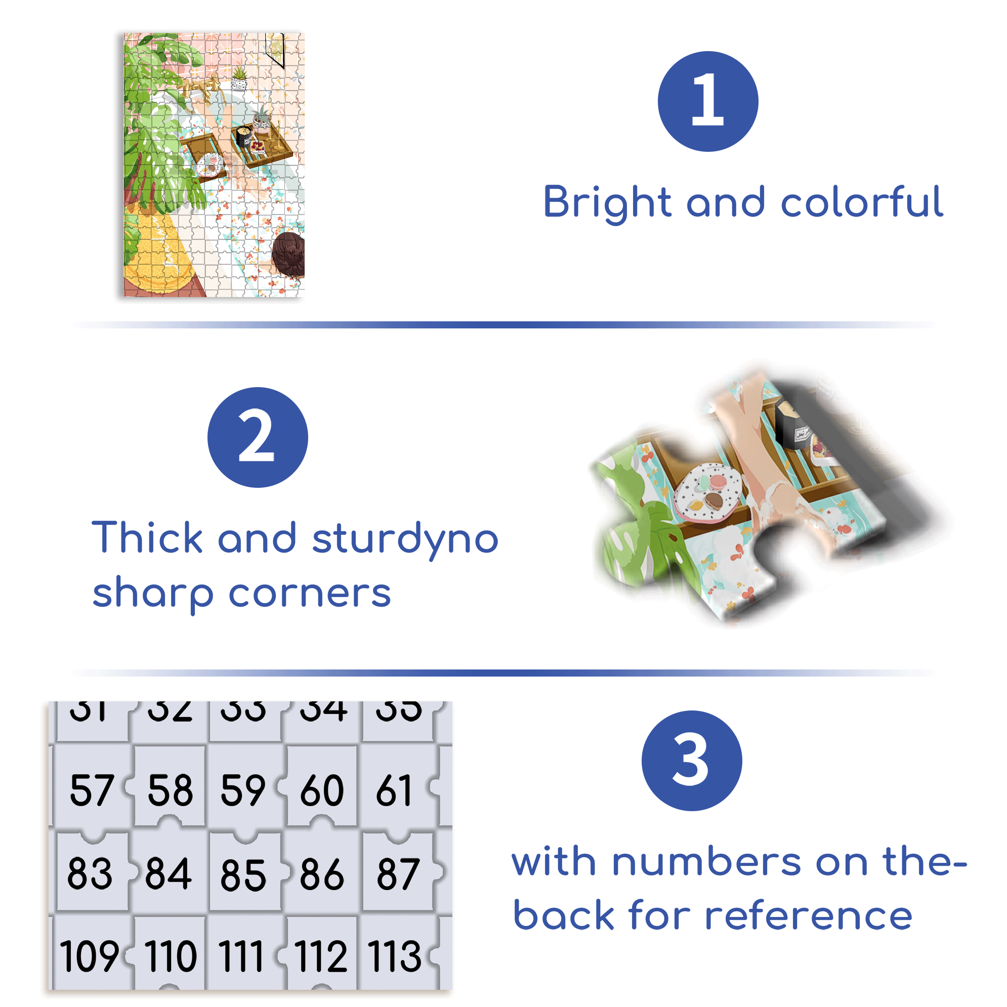 Please Do Not Disturb 500pcs/1000pcs Jigsaw Puzzle, Scratch-Resistant, Interactive Family Game & Brain-Boosting DIY Decor, Perfect for Halloween, Christmas & New Year Gifts, Family Puzzle Game