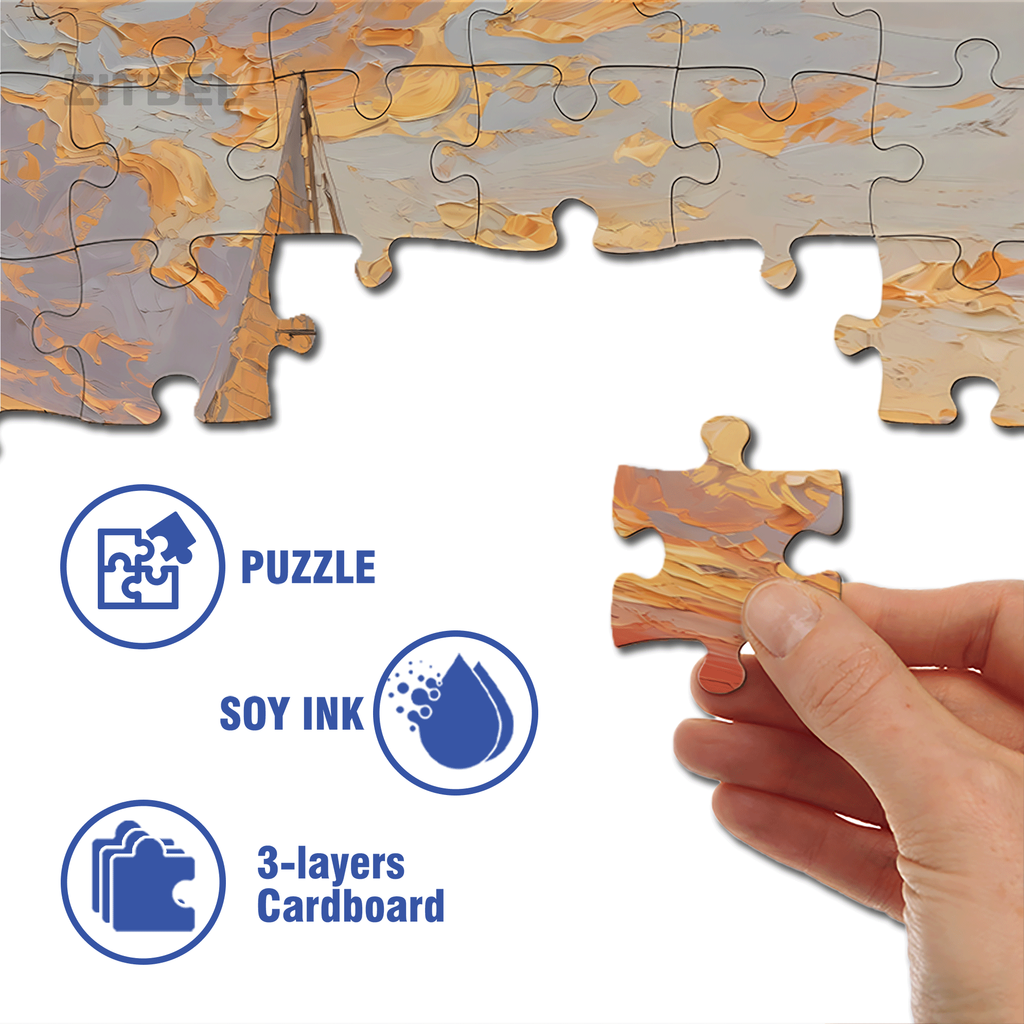 Sailing Adventure 500pcs/1000pcs Jigsaw Puzzle, Scratch-Resistant, Interactive Family Game & Brain-Boosting DIY Decor, Perfect for Halloween, Christmas & New Year Gifts, Family Puzzle Game