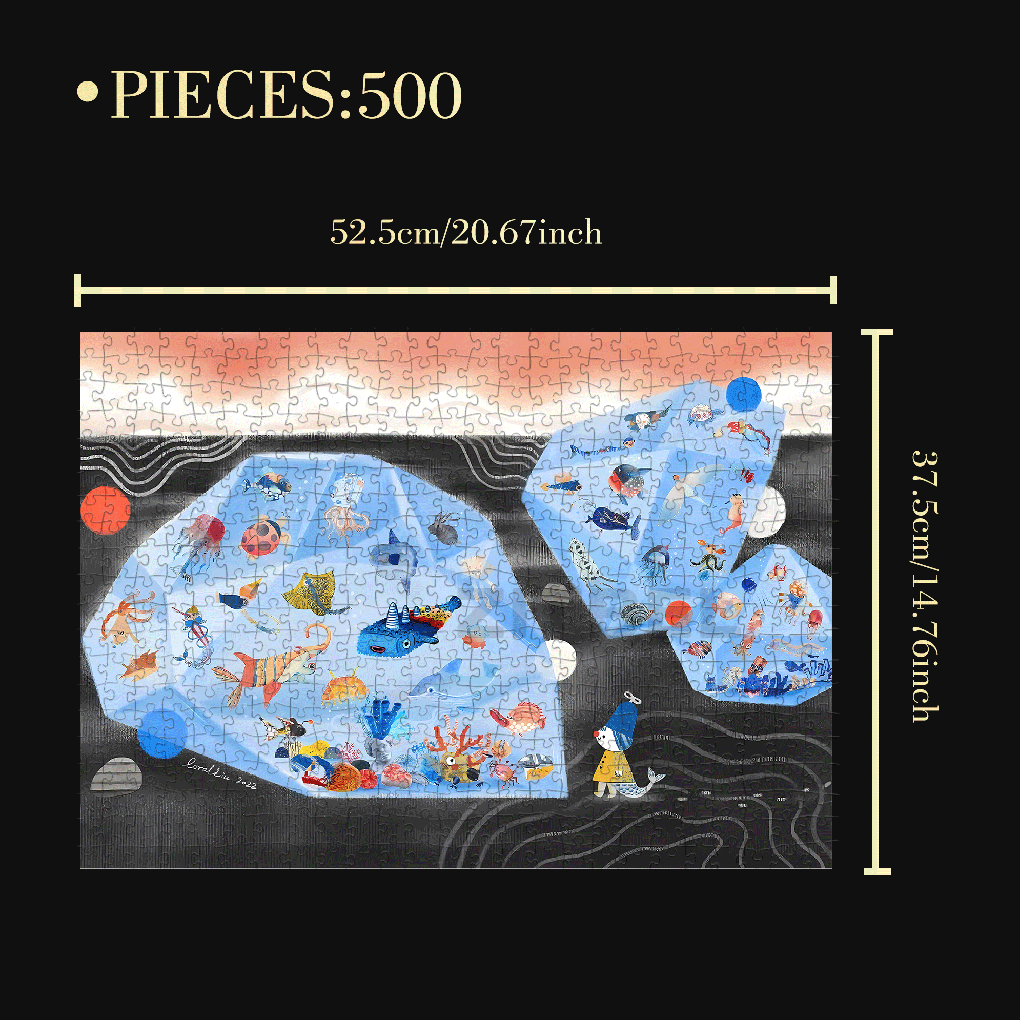 Happy Children's Day 500pcs/1000pcs Jigsaw Puzzle, Scratch-Resistant, Interactive Family Game & Brain-Boosting DIY Decor, Perfect for Halloween, Christmas & New Year Gifts, Family Puzzle Game