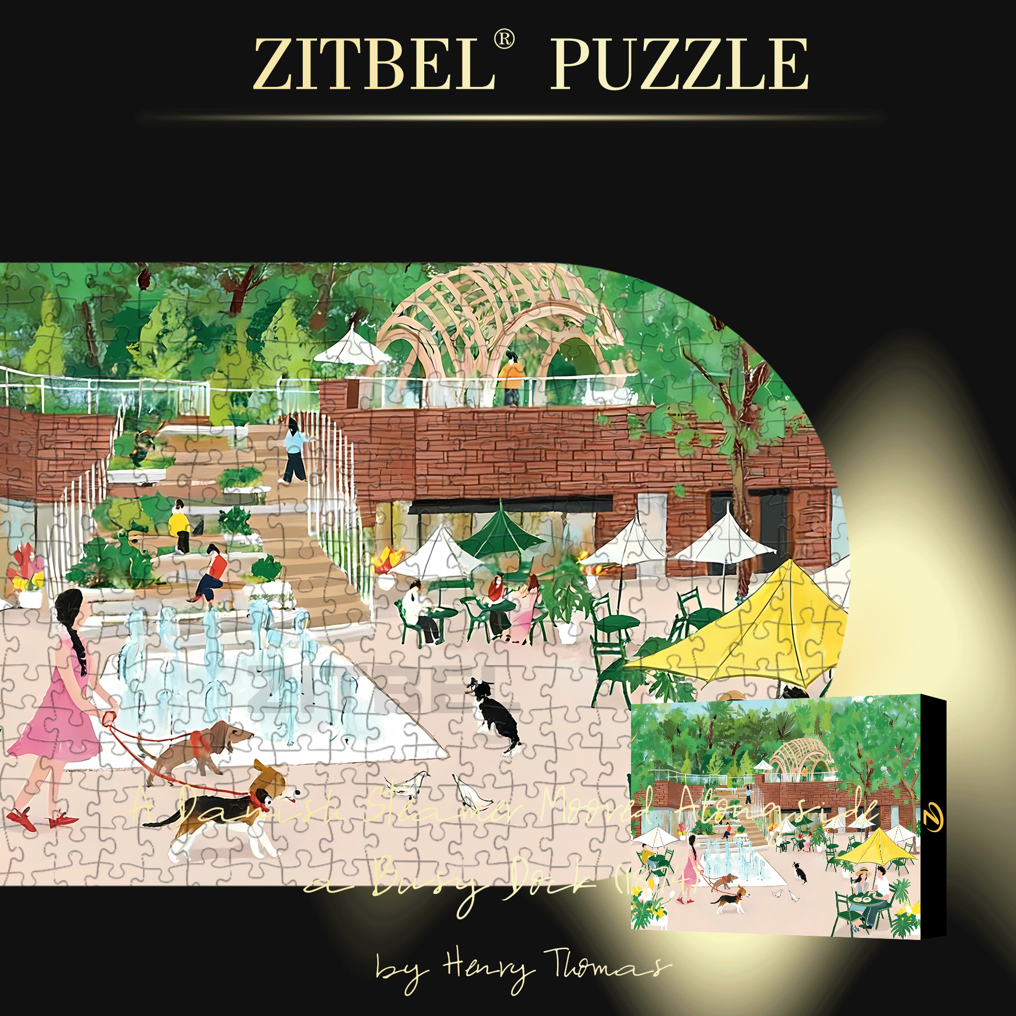 Waiting for Spring 500pcs/1000pcs Jigsaw Puzzle, Scratch-Resistant, Interactive Family Game & Brain-Boosting DIY Decor, Perfect for Halloween, Christmas & New Year Gifts, Family Puzzle Game