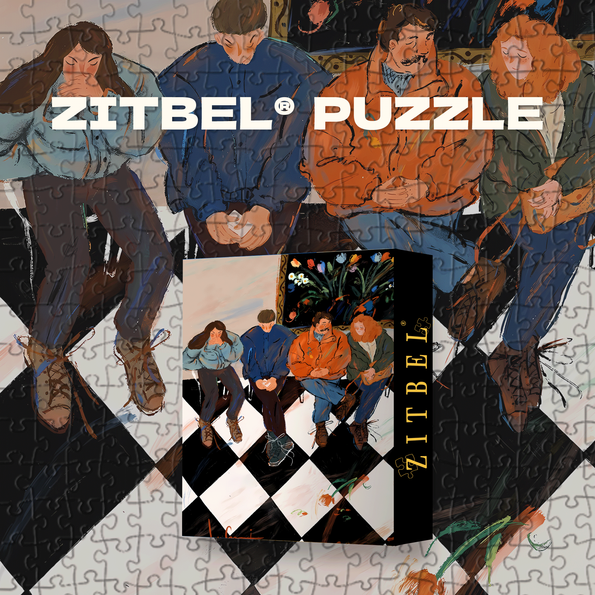 A Corner Of The Art Museum 500pcs/1000pcs Jigsaw Puzzle, Scratch-Resistant, Interactive Family Game & Brain-Boosting DIY Decor, Perfect for Halloween, Christmas & New Year Gifts, Family Puzzle Game