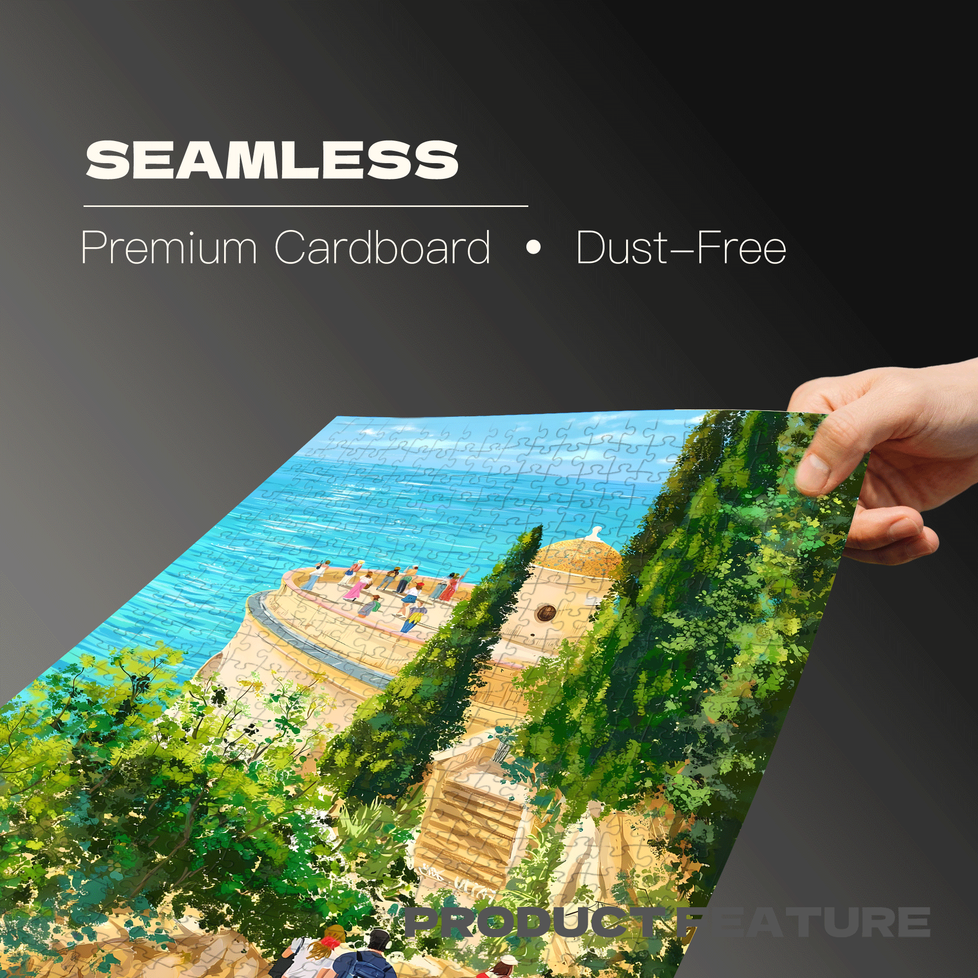 Summer Noises 500pcs/1000pcs Jigsaw Puzzle, Scratch-Resistant, Interactive Family Game & Brain-Boosting DIY Decor, Perfect for Halloween, Christmas & New Year Gifts, Family Puzzle Game