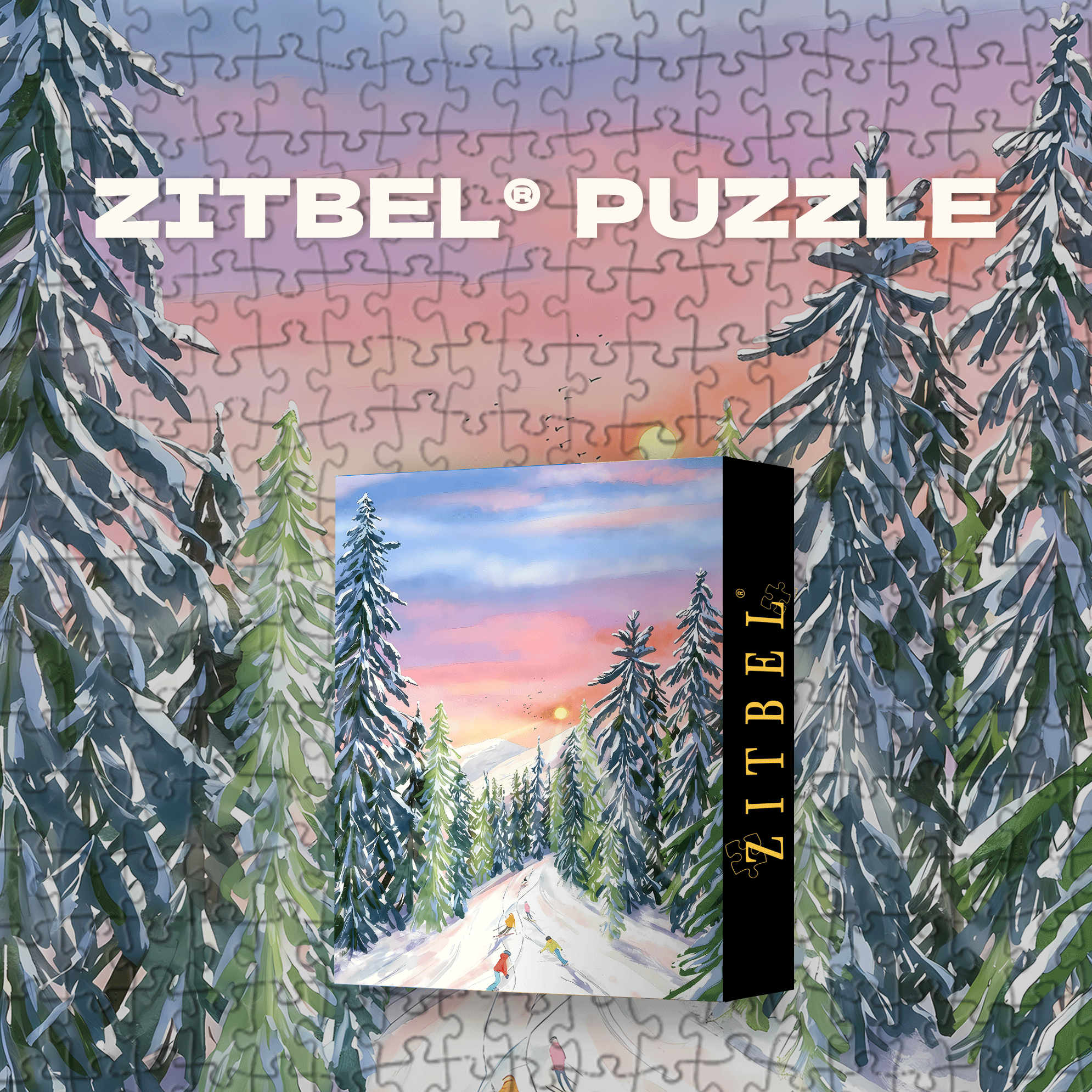 Sunset Glow 500pcs/1000pcs Jigsaw Puzzle, Scratch-Resistant, Interactive Family Game & Brain-Boosting DIY Decor, Perfect for Halloween, Christmas & New Year Gifts, Family Puzzle Game