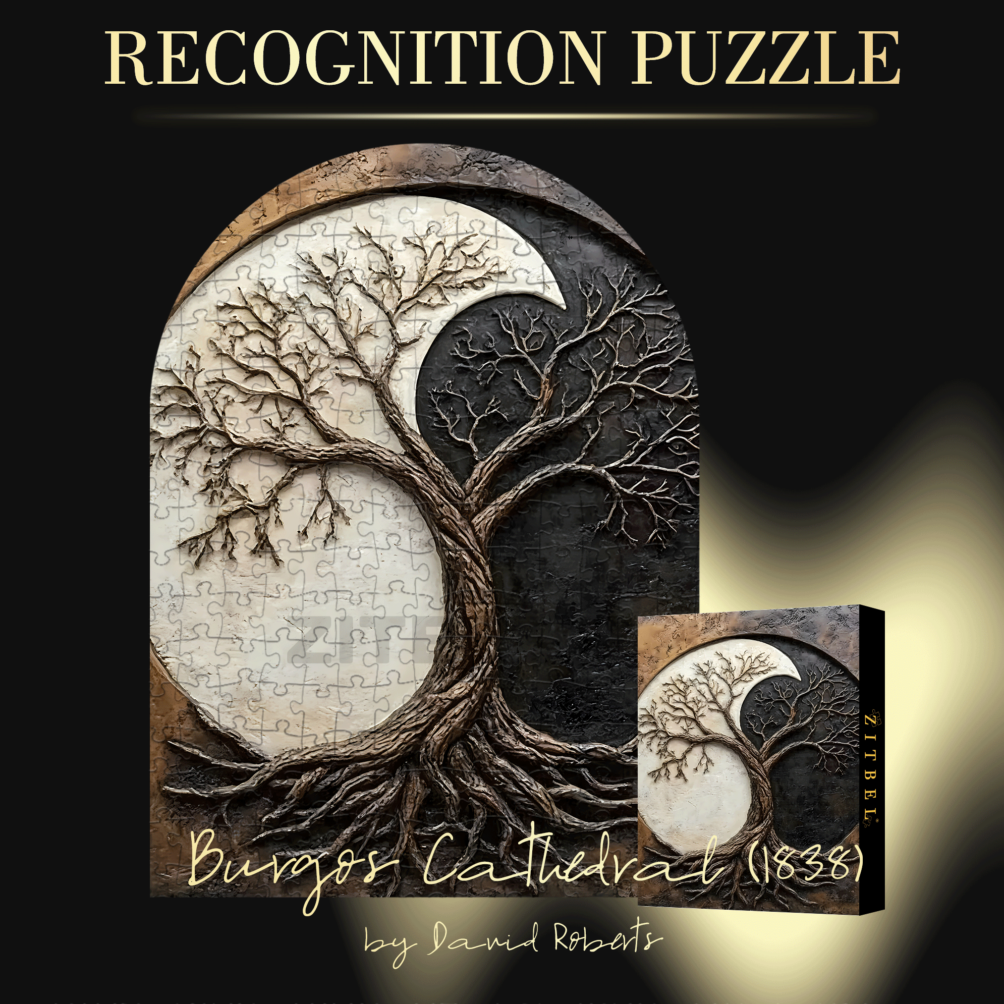 Coexist Tree of Life Puzzle 500pcs/1000pcs Jigsaw Puzzle, Scratch-Resistant, Interactive Family Game & Brain-Boosting DIY Decor, Perfect for Halloween, Christmas & New Year Gifts, Family Puzzle Game
