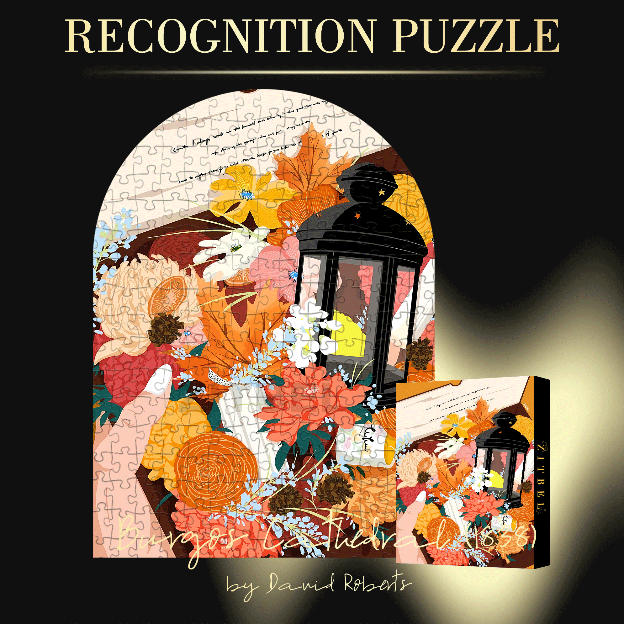 My Gift 500pcs/1000pcs Jigsaw Puzzle, Scratch-Resistant, Interactive Family Game & Brain-Boosting DIY Decor, Perfect for Halloween, Christmas & New Year Gifts, Family Puzzle Game