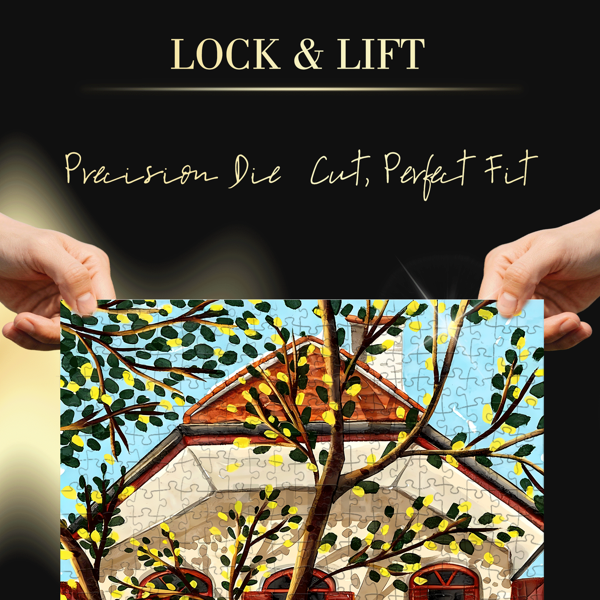 New Posture For Walking Dogs 500pcs/1000pcs Jigsaw Puzzle, Scratch-Resistant, Interactive Family Game & Brain-Boosting DIY Decor, Perfect for Halloween, Christmas & New Year Gifts, Family Puzzle Game