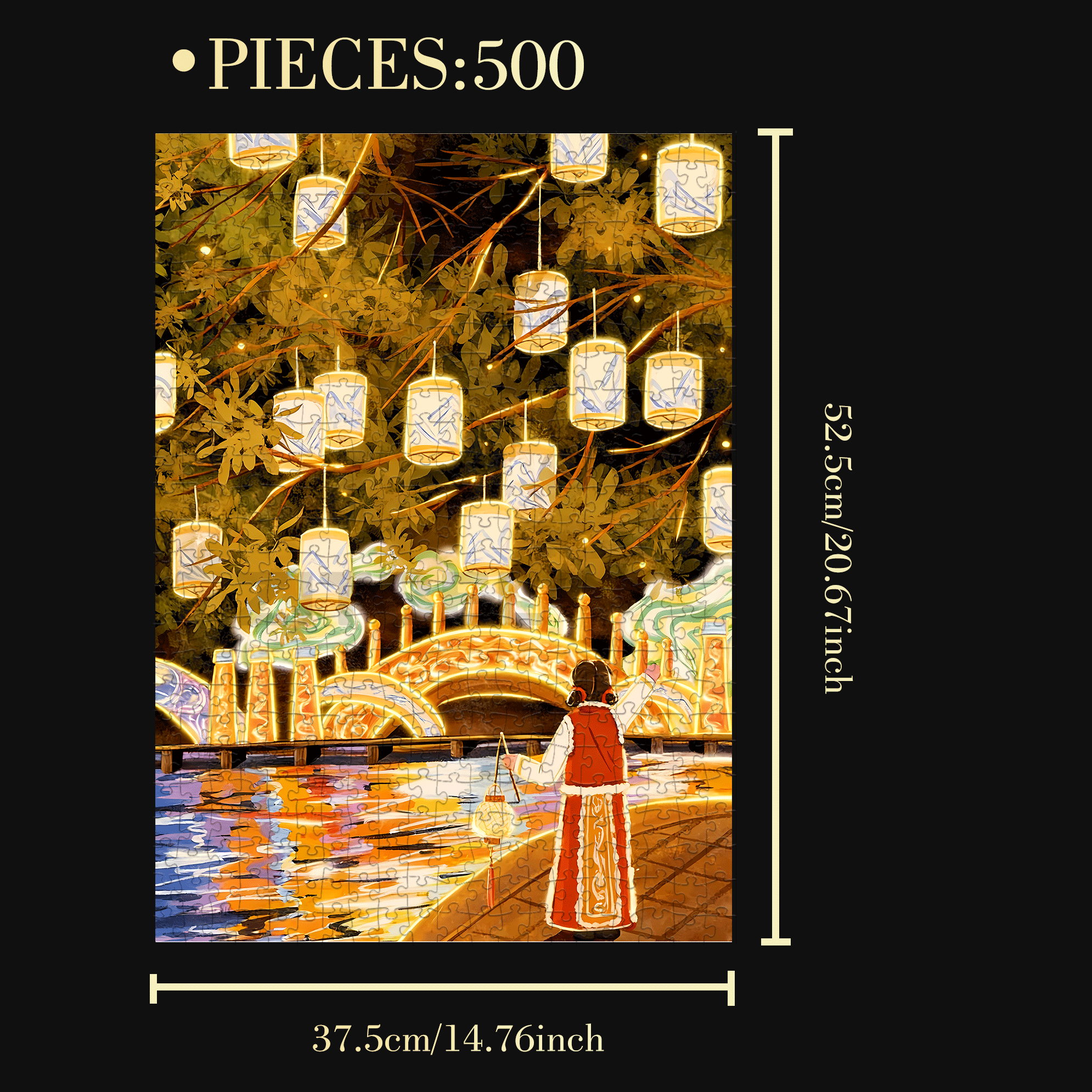 New Year Activities 2 500pcs/1000pcs Jigsaw Puzzle, Scratch-Resistant, Interactive Family Game & Brain-Boosting DIY Decor, Perfect for Halloween, Christmas & New Year Gifts, Family Puzzle Game