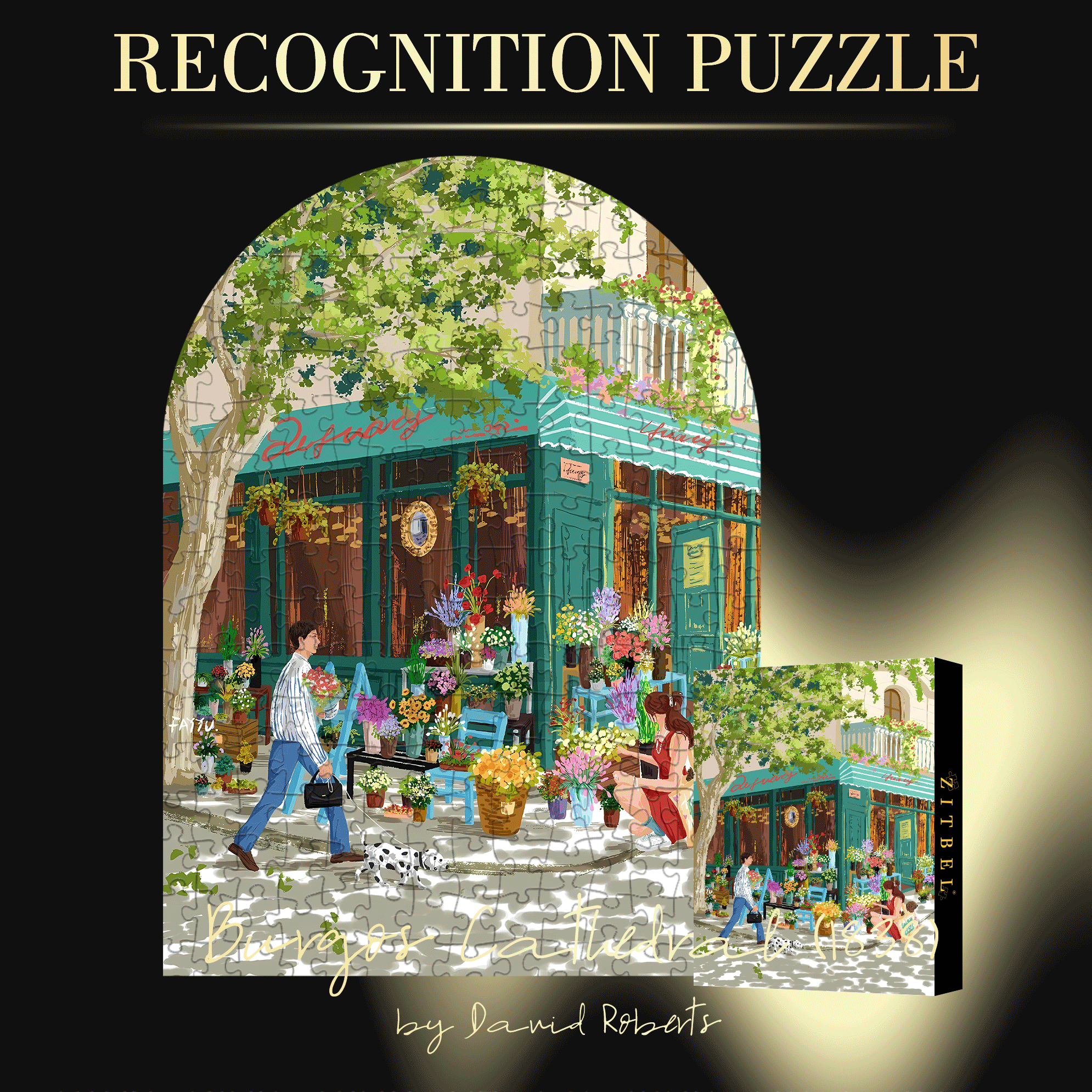 Reciprocal Commitment 500pcs/1000pcs Jigsaw Puzzle, Scratch-Resistant, Interactive Family Game & Brain-Boosting DIY Decor, Perfect for Halloween, Christmas & New Year Gifts, Family Puzzle Game