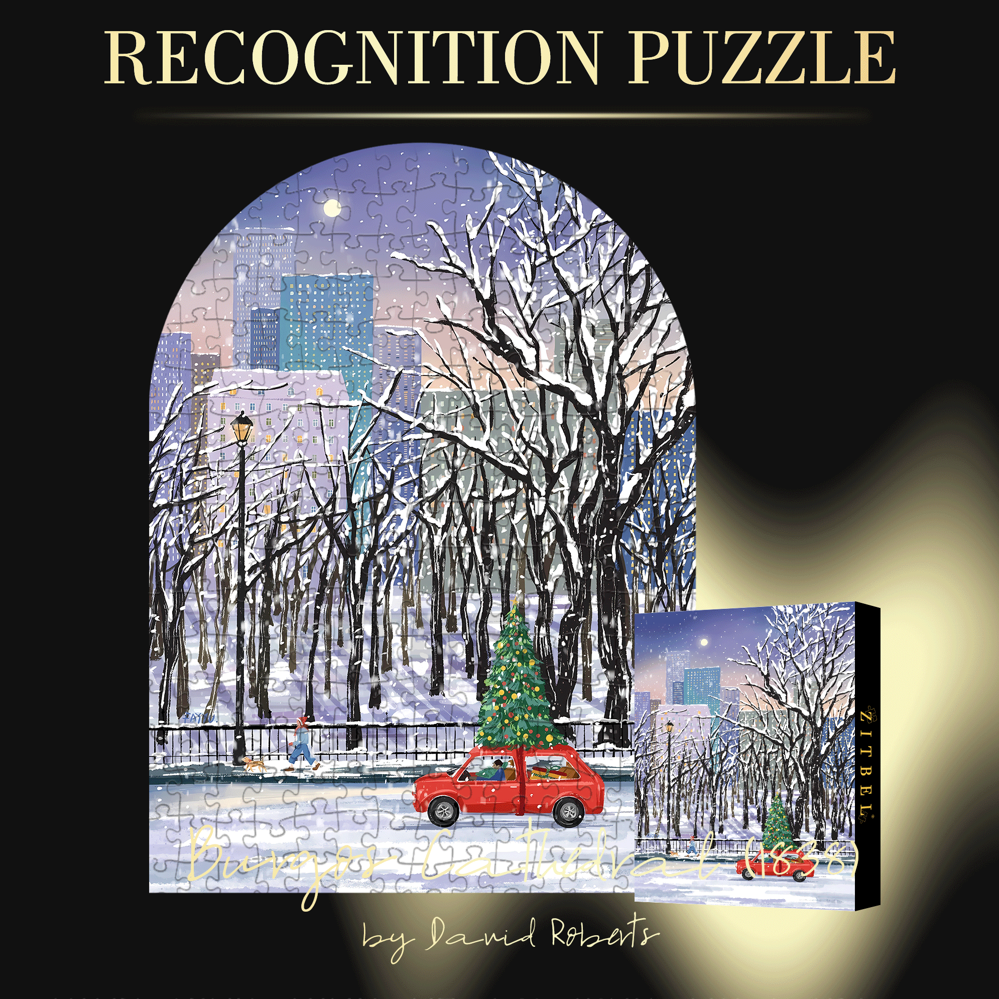 Returning With A Full Load 2 500pcs/1000pcs Jigsaw Puzzle, Scratch-Resistant, Interactive Family Game & Brain-Boosting DIY Decor, Perfect for Halloween, Christmas & New Year Gifts, Family Puzzle Game