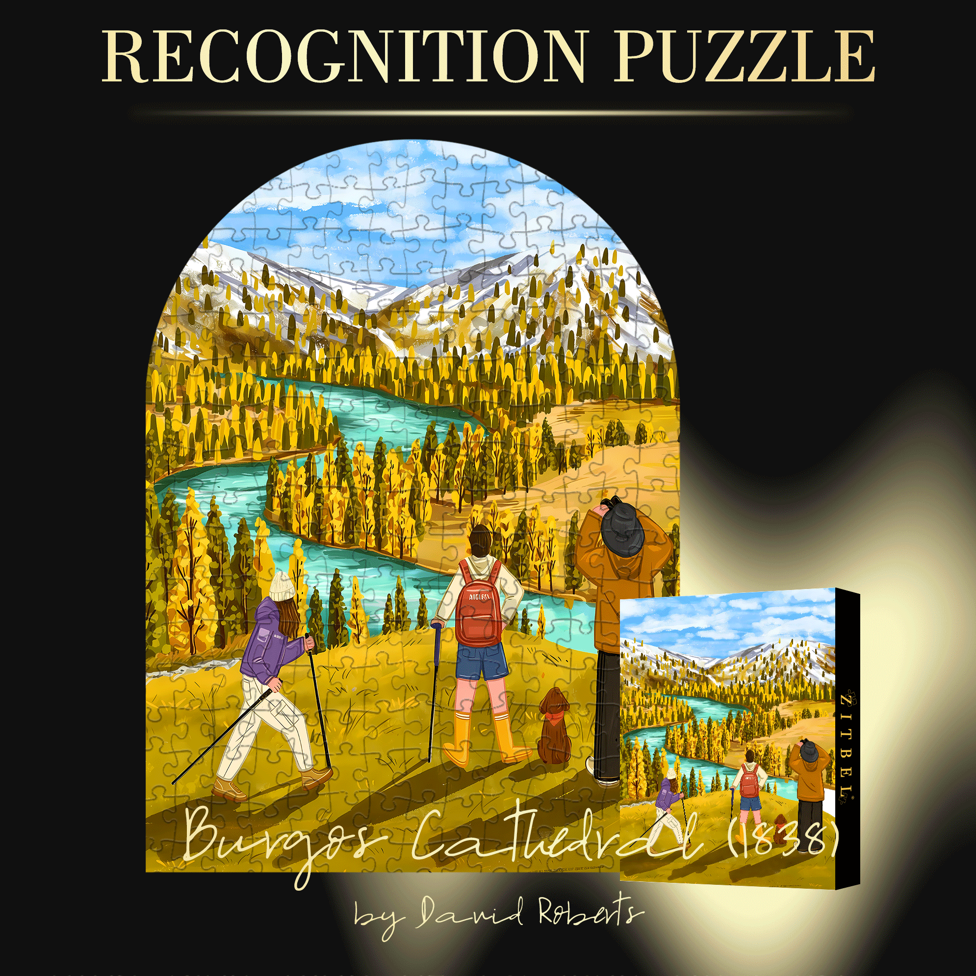 Steve 500pcs/1000pcs Jigsaw Puzzle, Scratch-Resistant, Interactive Family Game & Brain-Boosting DIY Decor, Perfect for Halloween, Christmas & New Year Gifts, Family Puzzle Game