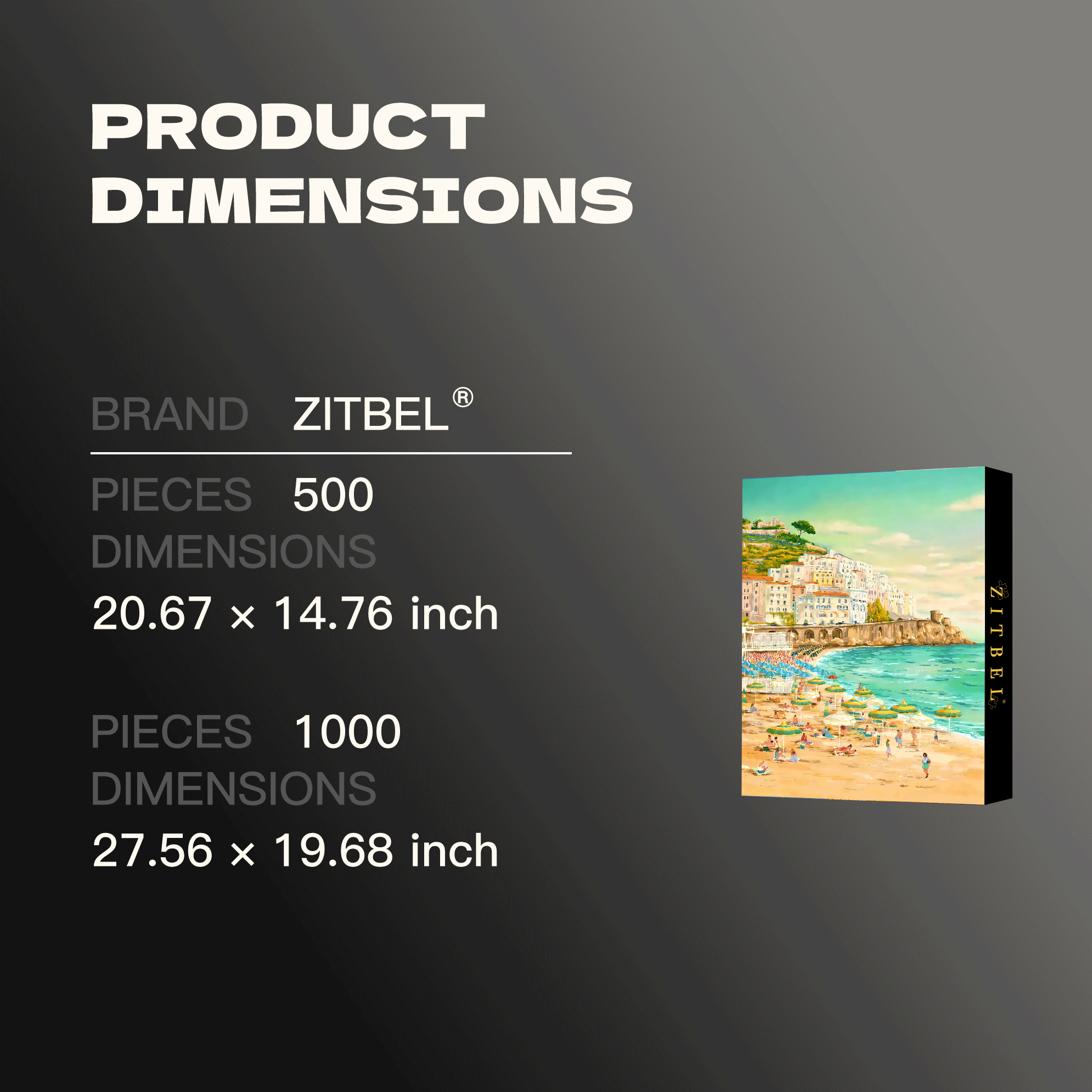 A Brief Chat By The Seaside 2 500pcs/1000pcs Jigsaw Puzzle, Scratch-Resistant, Interactive Family Game & Brain-Boosting DIY Decor, Perfect for Halloween, Christmas & New Year Gifts, Family Puzzle Game