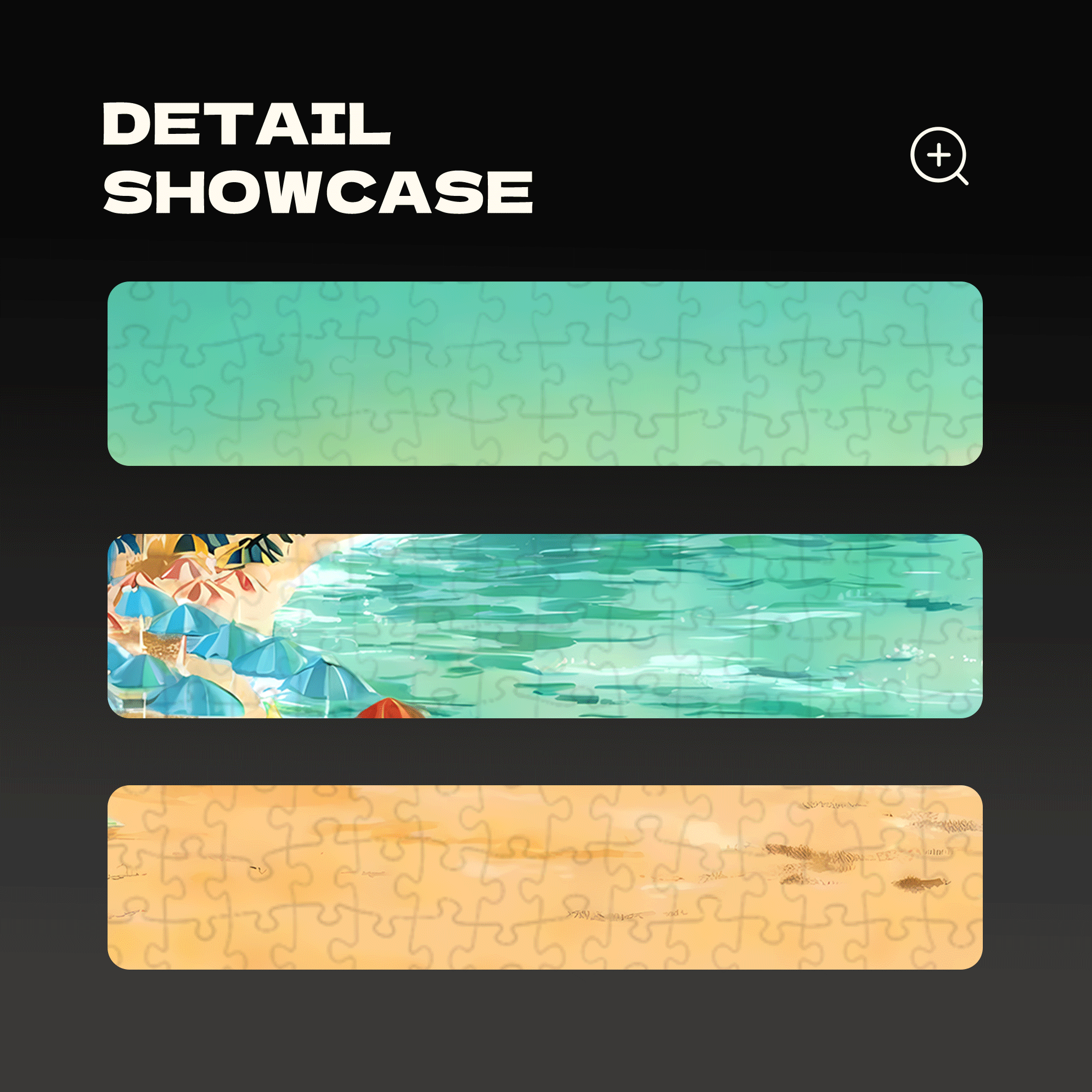 A Brief Chat By The Seaside 2 500pcs/1000pcs Jigsaw Puzzle, Scratch-Resistant, Interactive Family Game & Brain-Boosting DIY Decor, Perfect for Halloween, Christmas & New Year Gifts, Family Puzzle Game