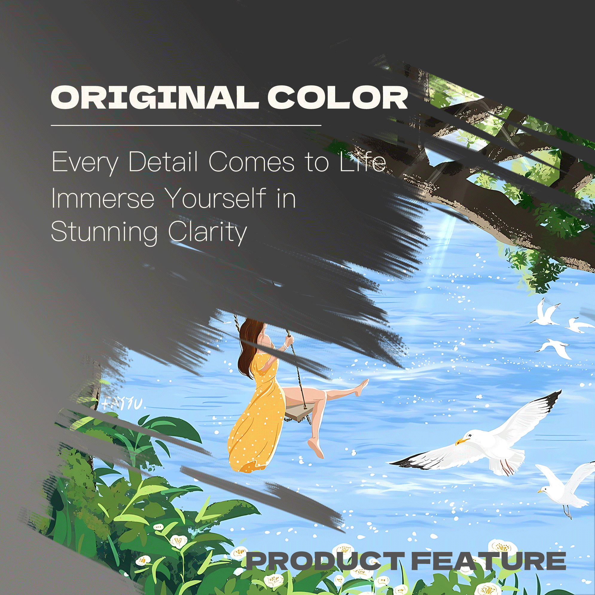 A Brief Chat By The Seaside 500pcs/1000pcs Jigsaw Puzzle, Scratch-Resistant, Interactive Family Game & Brain-Boosting DIY Decor, Perfect for Halloween, Christmas & New Year Gifts, Family Puzzle Game