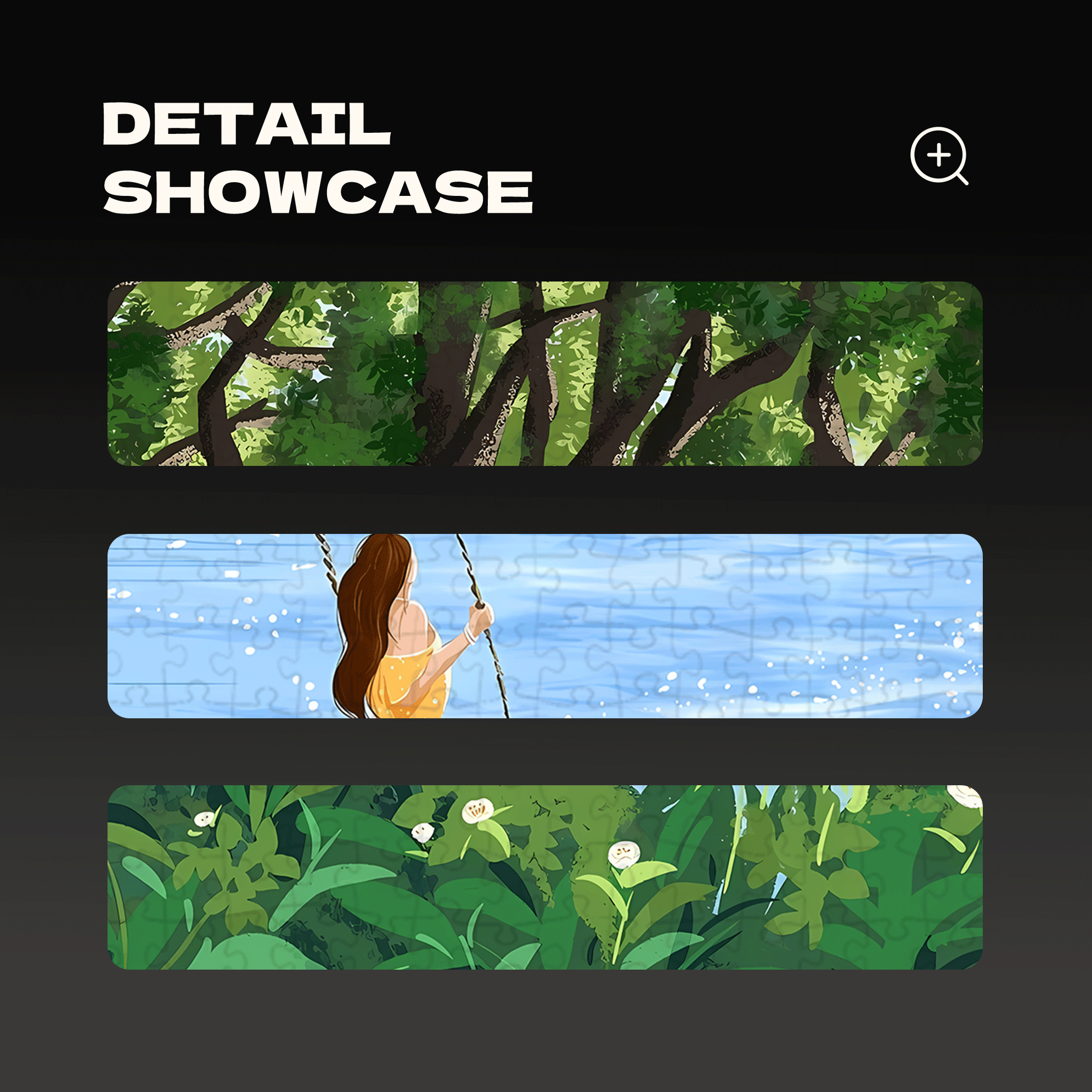 A Brief Chat By The Seaside 500pcs/1000pcs Jigsaw Puzzle, Scratch-Resistant, Interactive Family Game & Brain-Boosting DIY Decor, Perfect for Halloween, Christmas & New Year Gifts, Family Puzzle Game