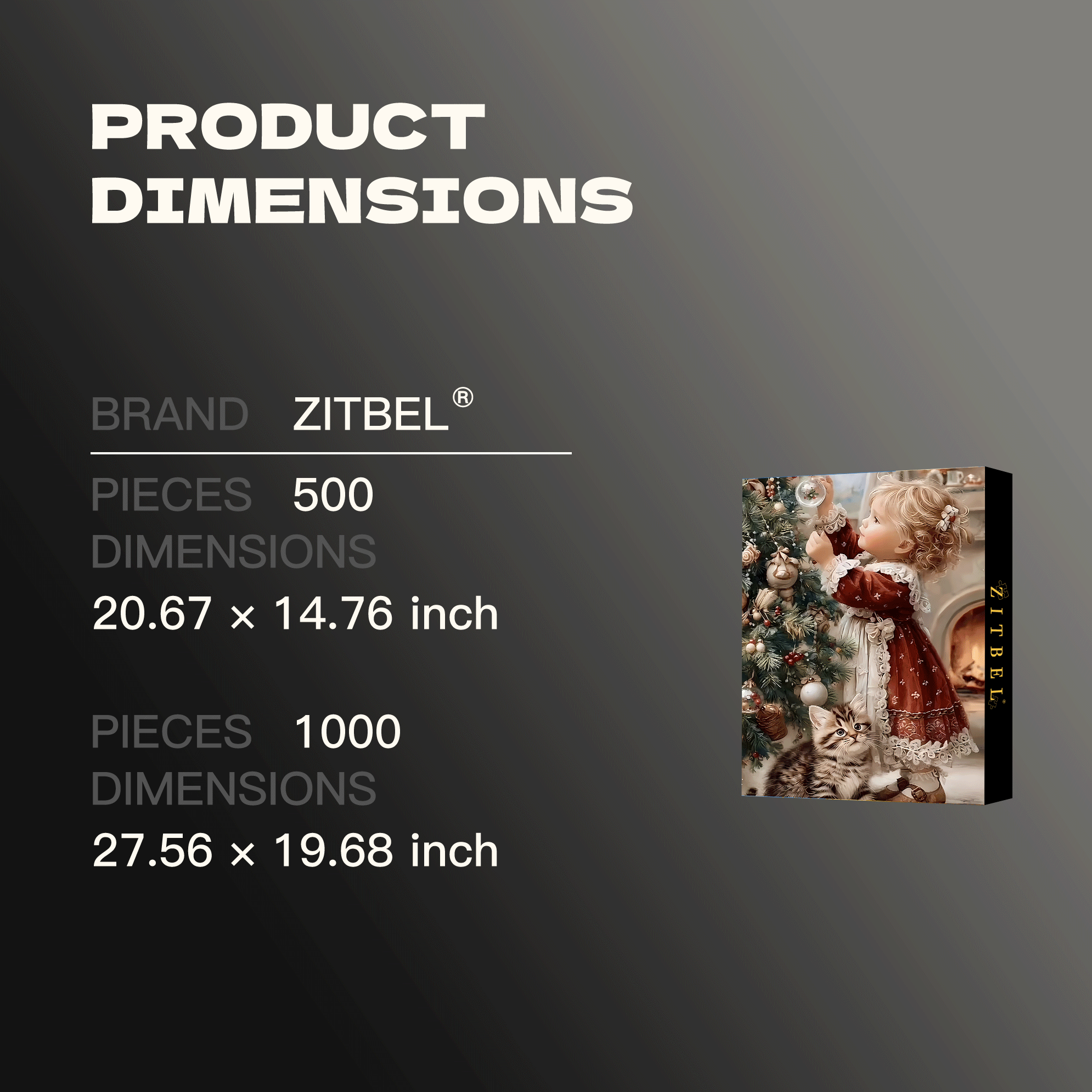 A Little Christmas Promise 500pcs/1000pcs Jigsaw Puzzle, Scratch-Resistant, Interactive Family Game & Brain-Boosting DIY Decor, Perfect for Halloween, Christmas & New Year Gifts, Family Puzzle Game