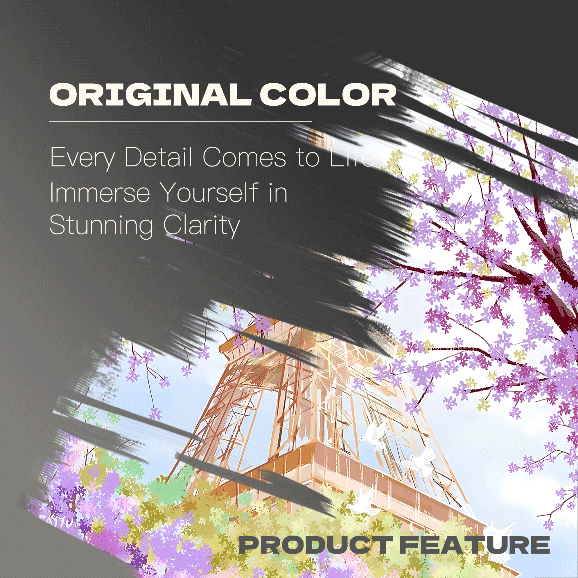 A Romantic Purple Atmosphere 500pcs/1000pcs Jigsaw Puzzle, Scratch-Resistant, Interactive Family Game & Brain-Boosting DIY Decor, Perfect for Halloween, Christmas & New Year Gifts, Family Puzzle Game