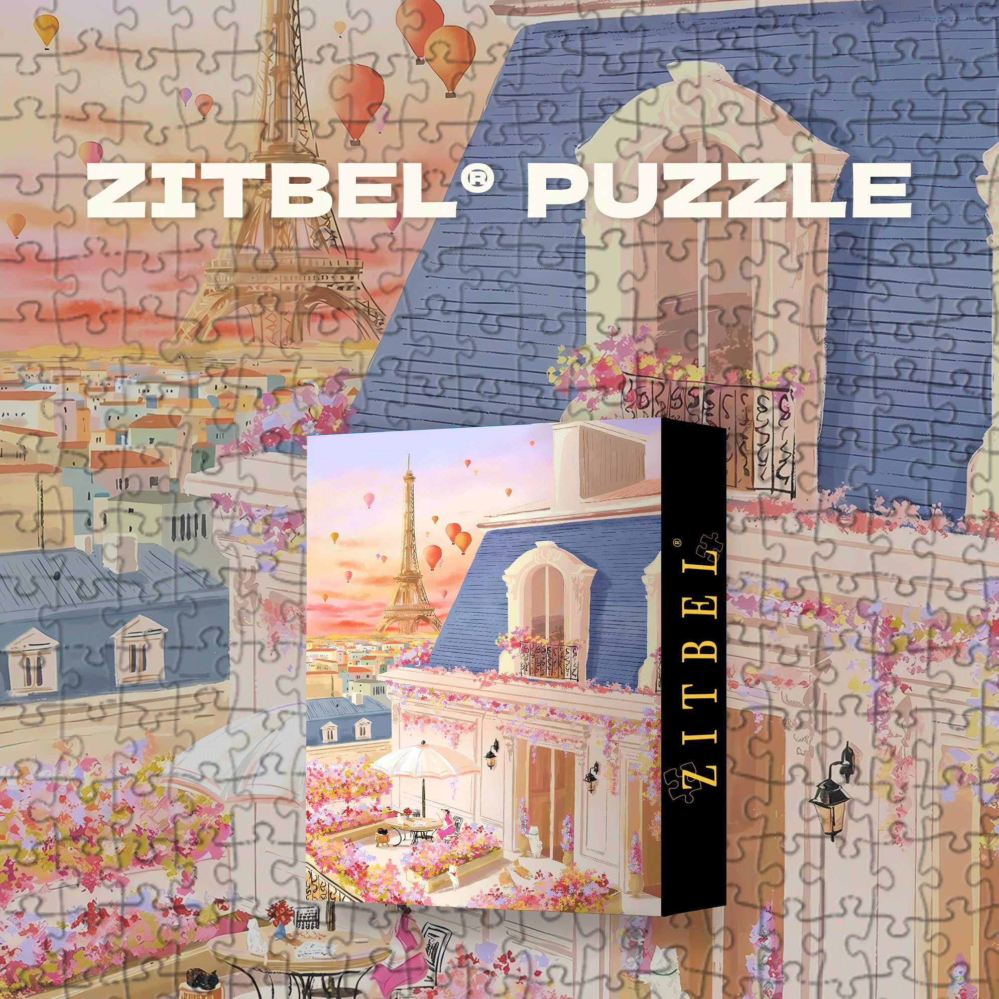Flowers By The Window 2 500pcs/1000pcs Jigsaw Puzzle, Scratch-Resistant, Interactive Family Game & Brain-Boosting DIY Decor, Perfect for Halloween, Christmas & New Year Gifts, Family Puzzle Game