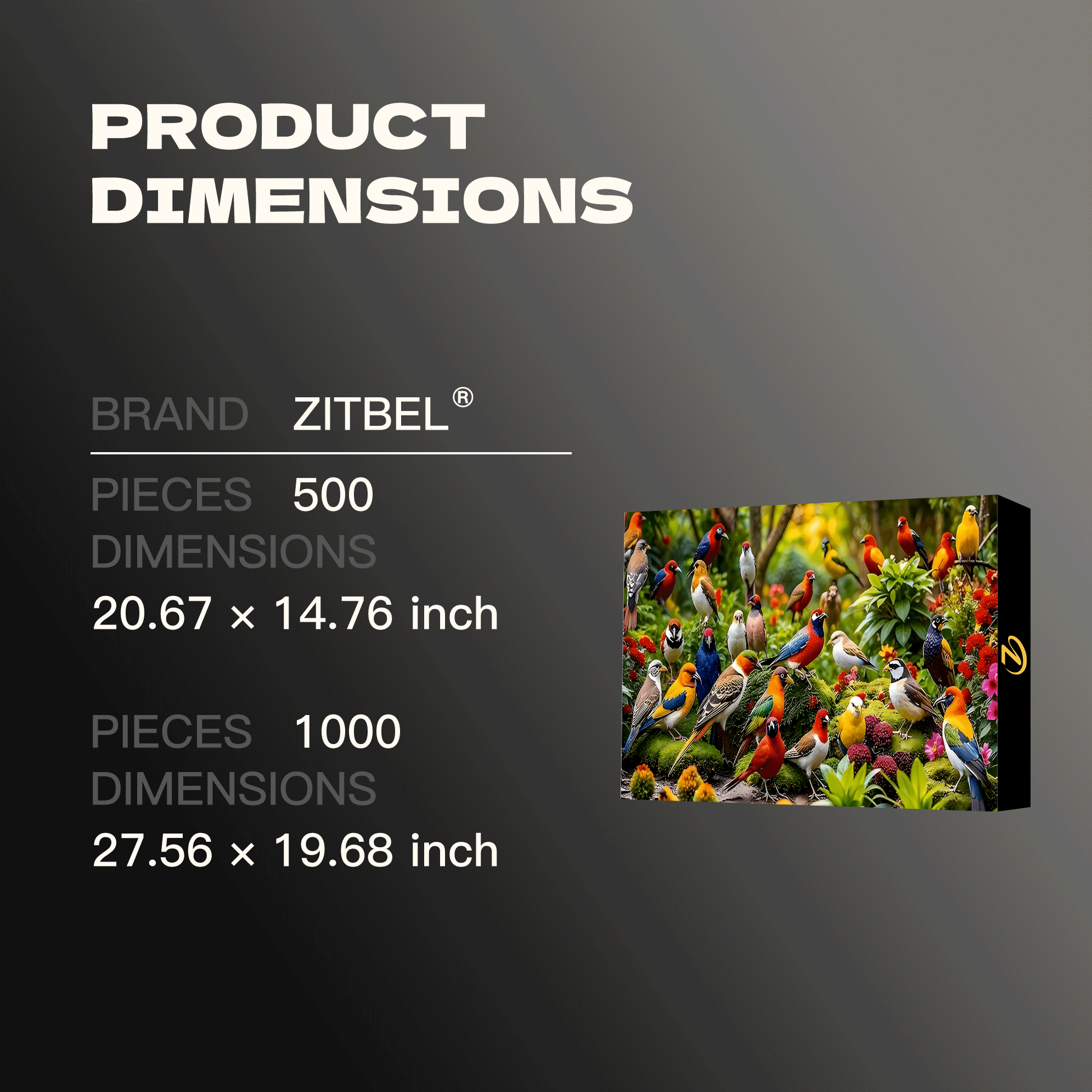 A Bird With Dazzling Colors 500pcs/1000pcs Jigsaw Puzzle, Scratch-Resistant, Interactive Family Game & Brain-Boosting DIY Decor, Perfect for Halloween, Christmas & New Year Gifts, Family Puzzle Game