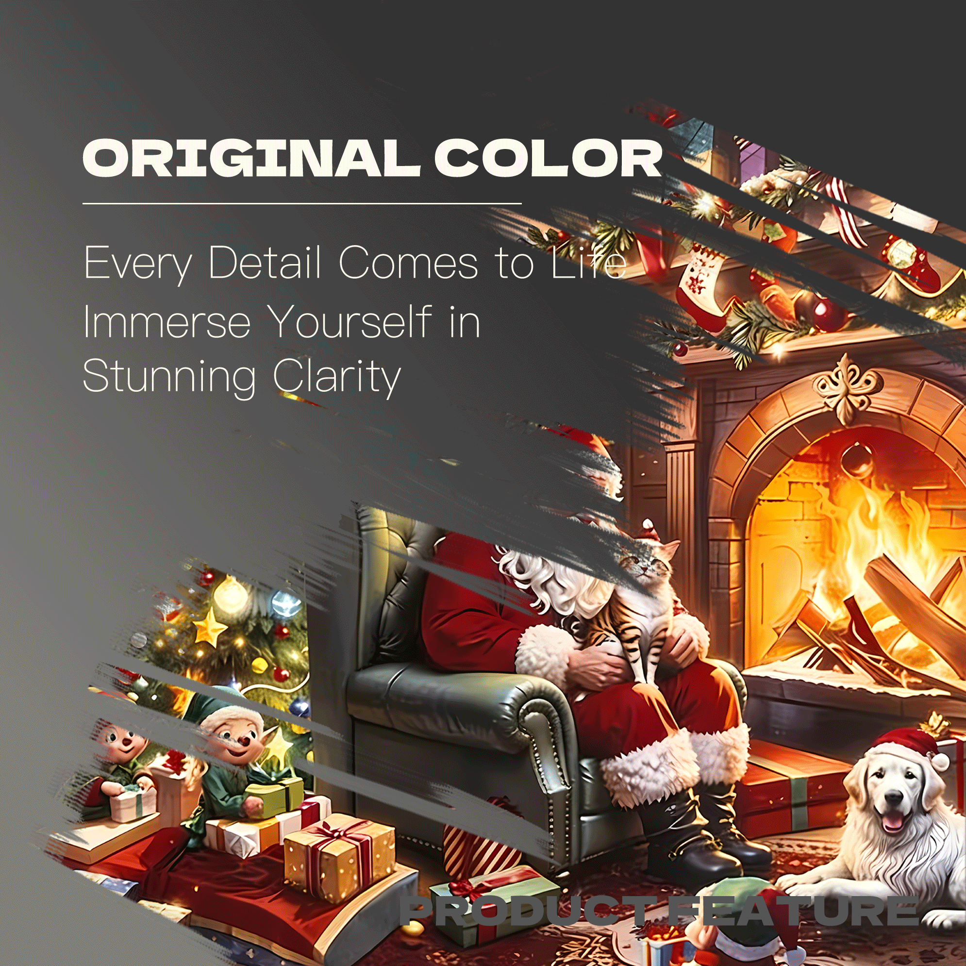 Christmas Advent Calenda 500pcs/1000pcs Jigsaw Puzzle, Scratch-Resistant, Interactive Family Game & Brain-Boosting DIY Decor, Perfect for Halloween, Christmas & New Year Gifts, Family Puzzle Game