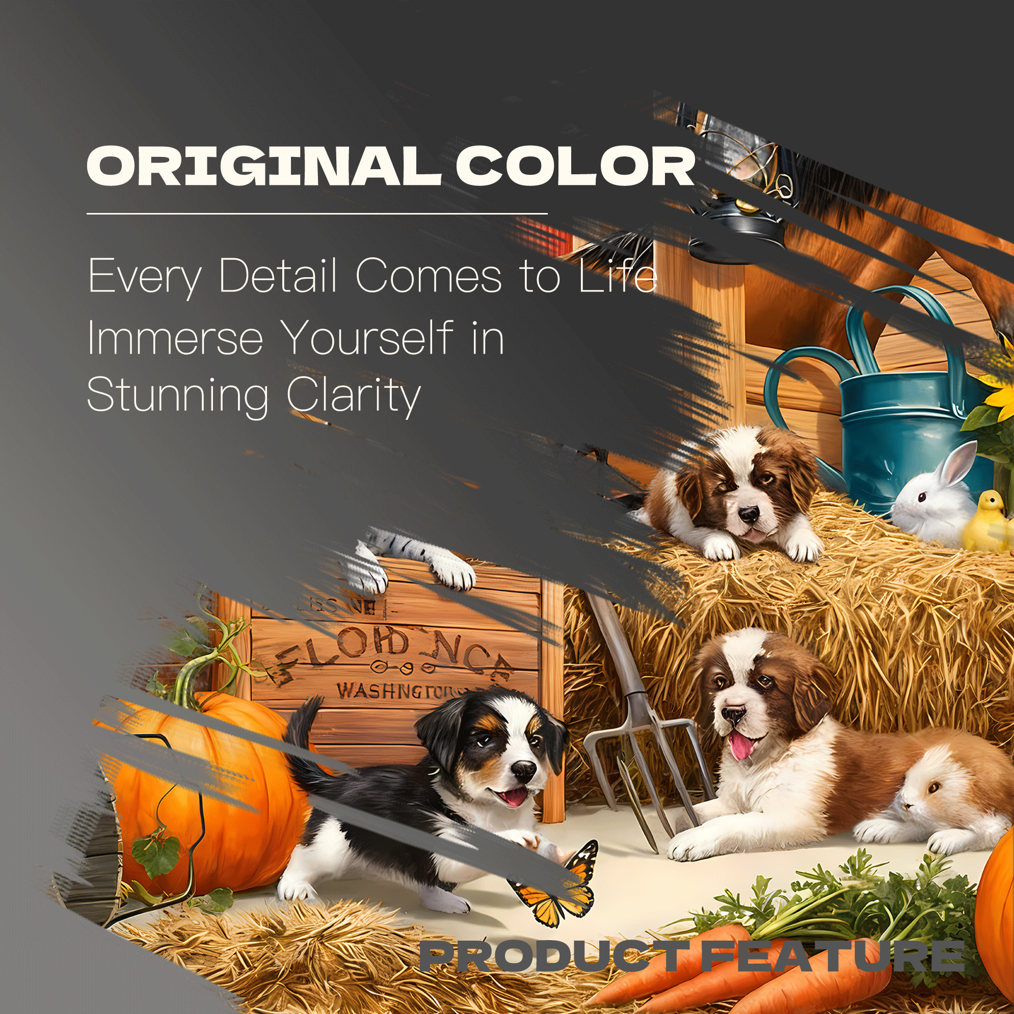 Farm shed 500pcs/1000pcs Jigsaw Puzzle, Scratch-Resistant, Interactive Family Game & Brain-Boosting DIY Decor, Perfect for Halloween, Christmas & New Year Gifts, Family Puzzle Game