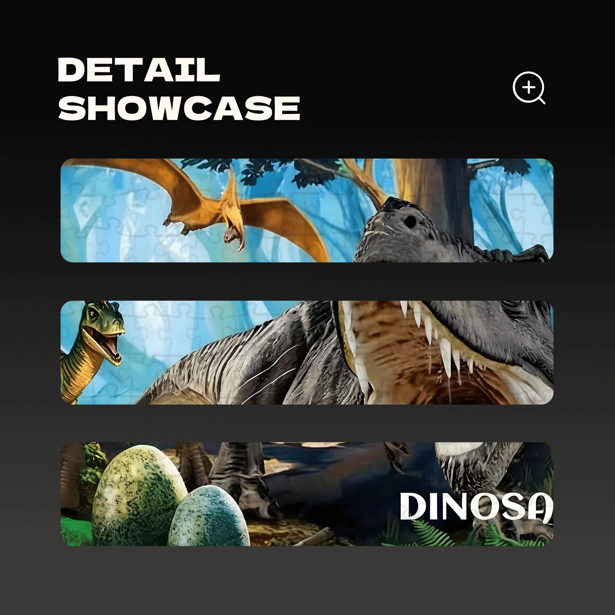 Fierce Tyrannosaurus 500pcs/1000pcs Jigsaw Puzzle, Scratch-Resistant, Interactive Family Game & Brain-Boosting DIY Decor, Perfect for Halloween, Christmas & New Year Gifts, Family Puzzle Game