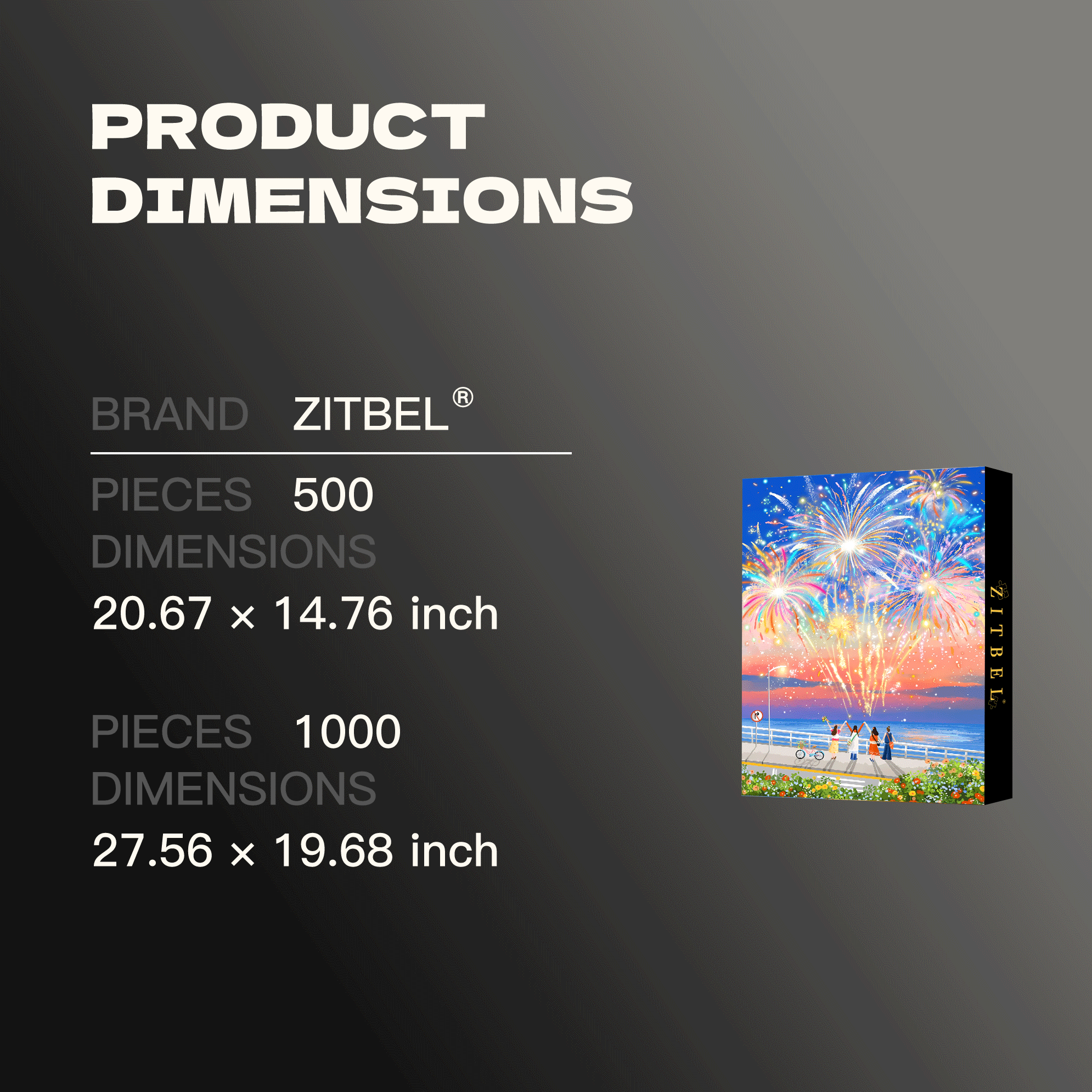 4 In Love 500pcs/1000pcs Jigsaw Puzzle, Scratch-Resistant, Interactive Family Game & Brain-Boosting DIY Decor, Perfect for Halloween, Christmas & New Year Gifts, Family Puzzle Game