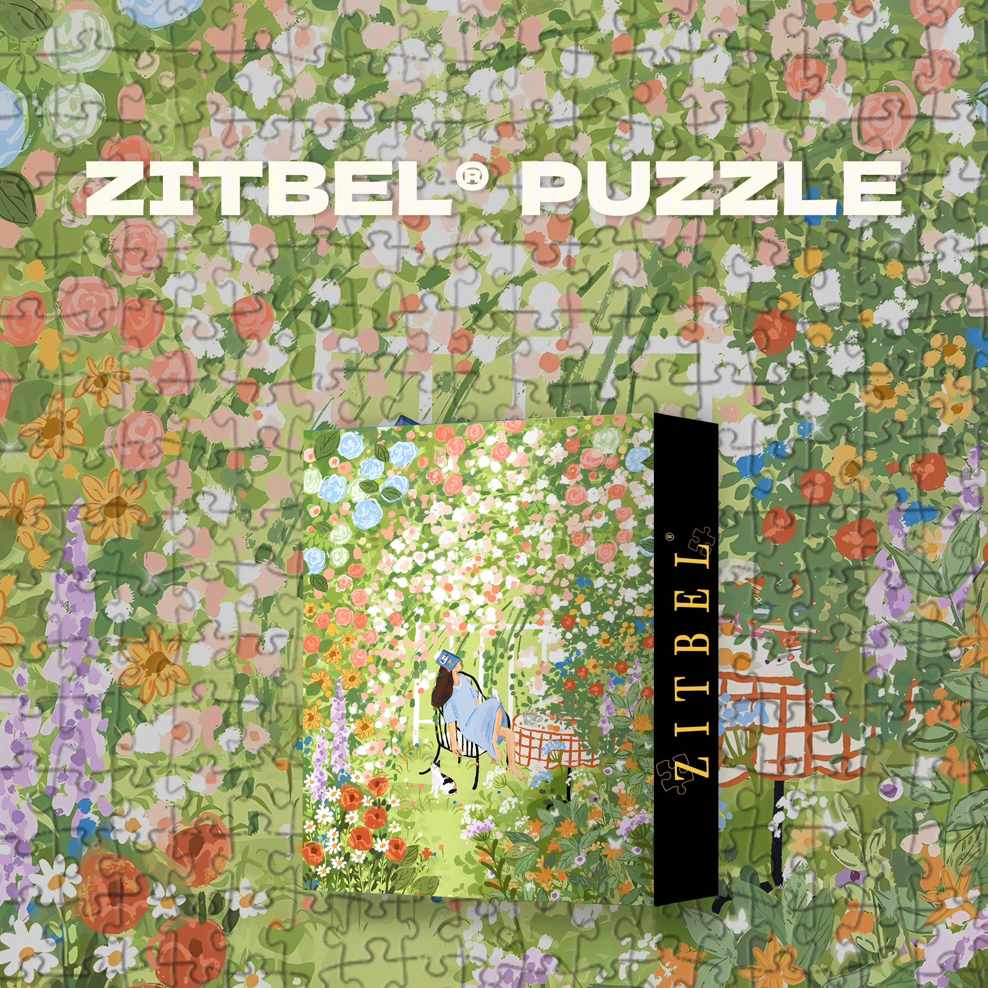 A Comfortable And Pleasant Life 500pcs/1000pcs Jigsaw Puzzle, Scratch-Resistant, Interactive Family Game & Brain-Boosting DIY Decor, Perfect for Halloween, Christmas & New Year Gifts, Family Puzzle Game